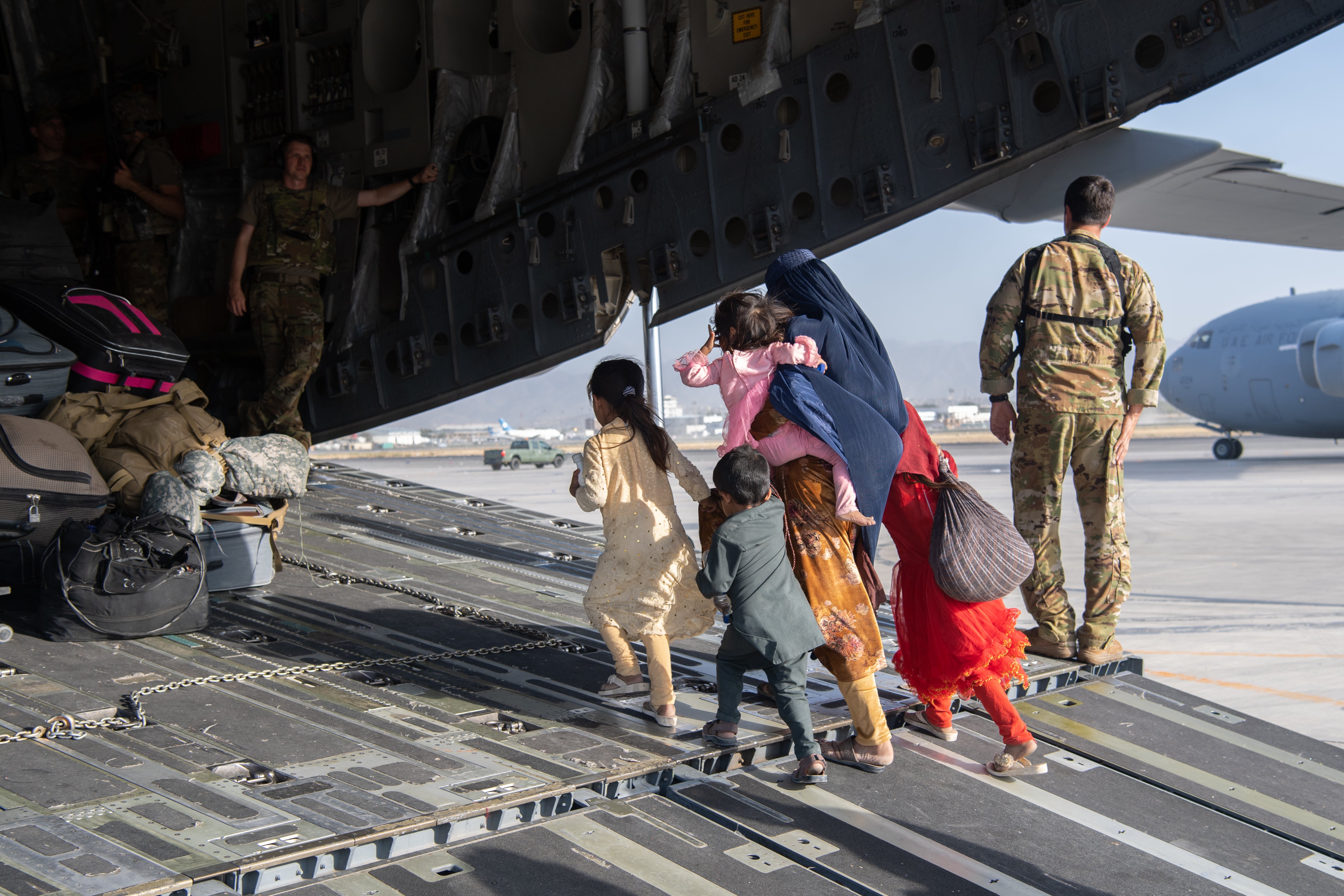 Western troops raced to evacuate as many people as possible by 31 August