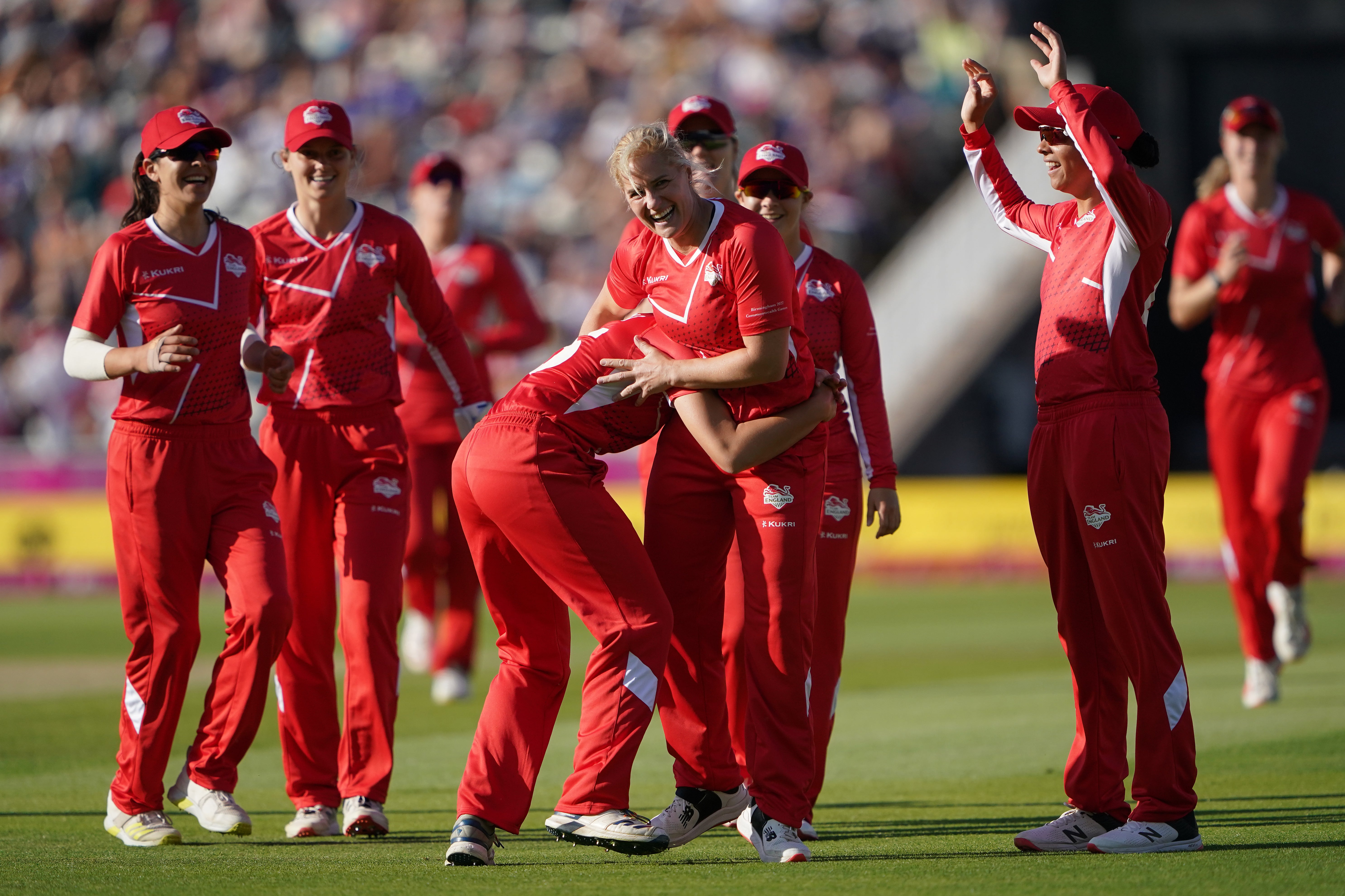 England are one win away from guaranteeing themselves a Commonwealth Games medal (Zac Goodwin/PA)