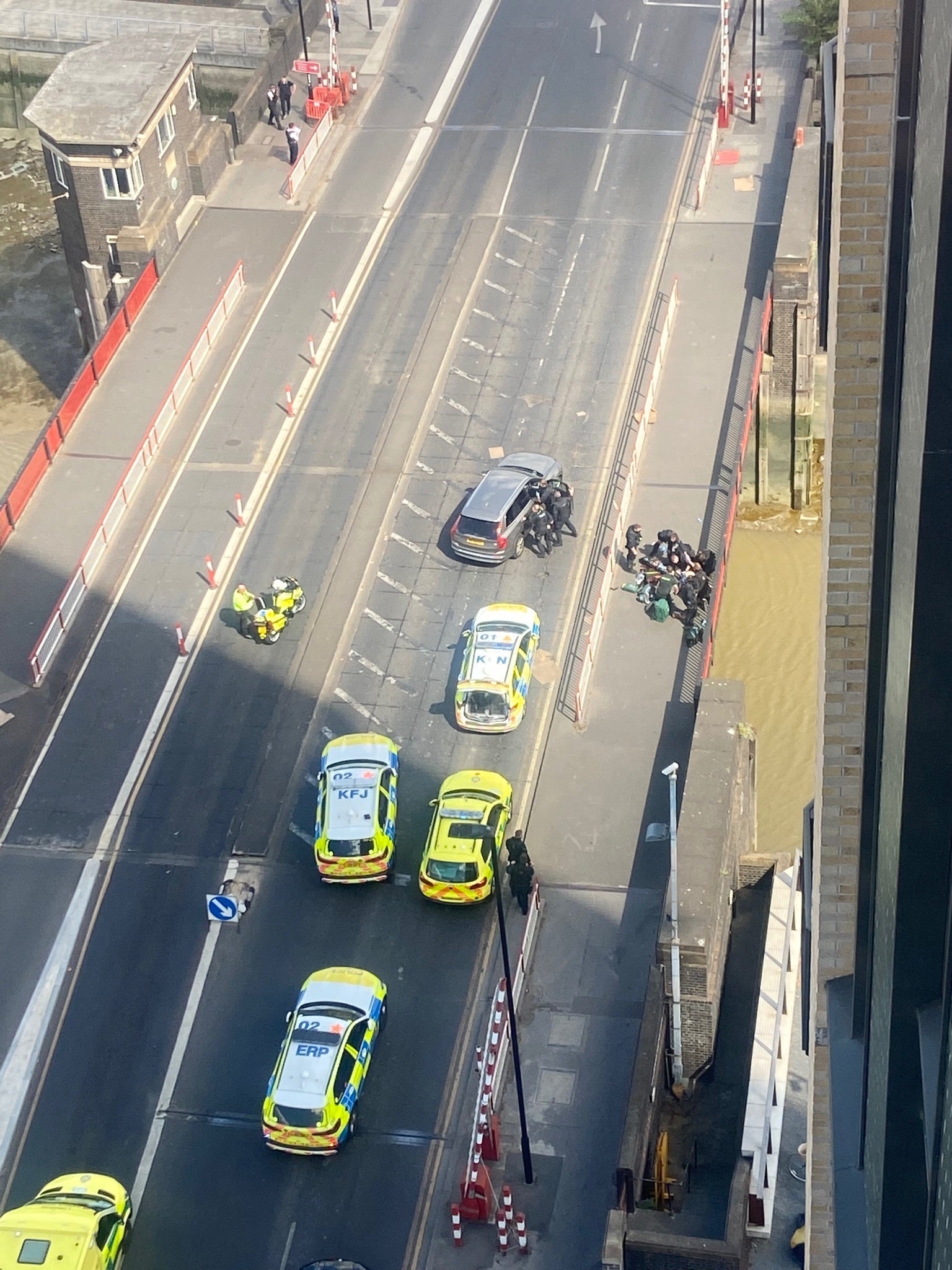 Scotland Yard said a police firearm was discharged and the man sustained a gunshot injury (Gemma Daly/PA)