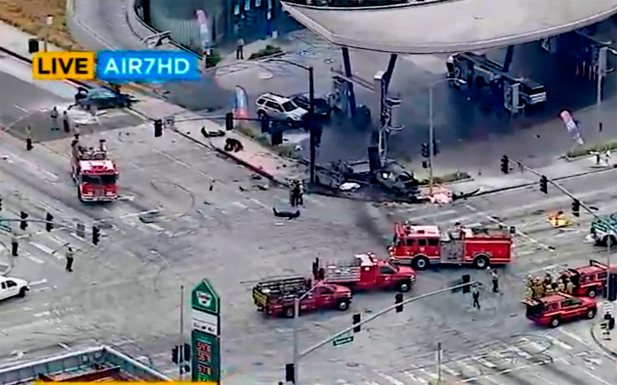 Police arrest driver of car in Los Angeles crash that killed six, including pregnant mother