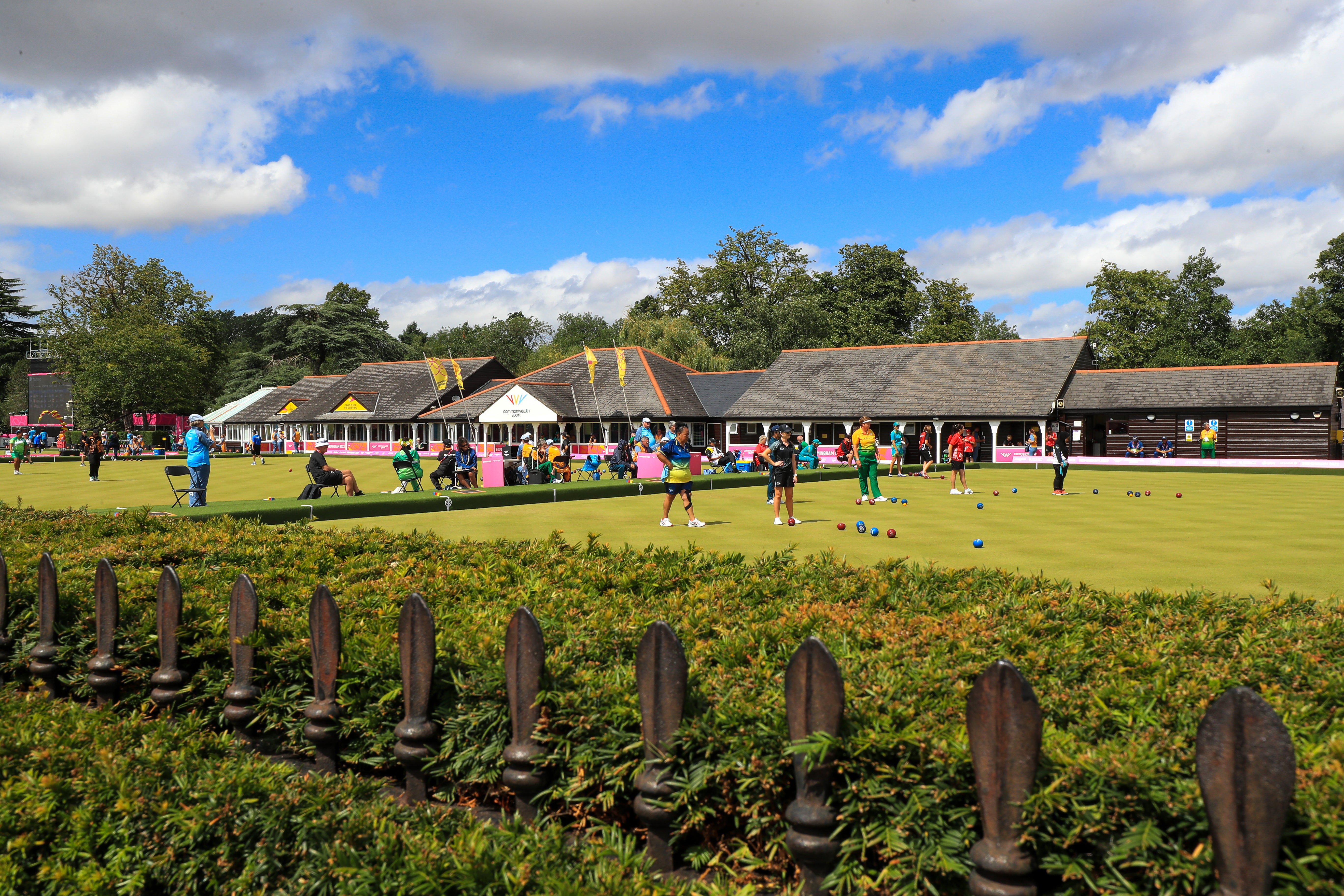 The lush lawns of Royal Leamington Spa have hosted a thrilling Commonwealth Games (Bradley Collyer/PA)