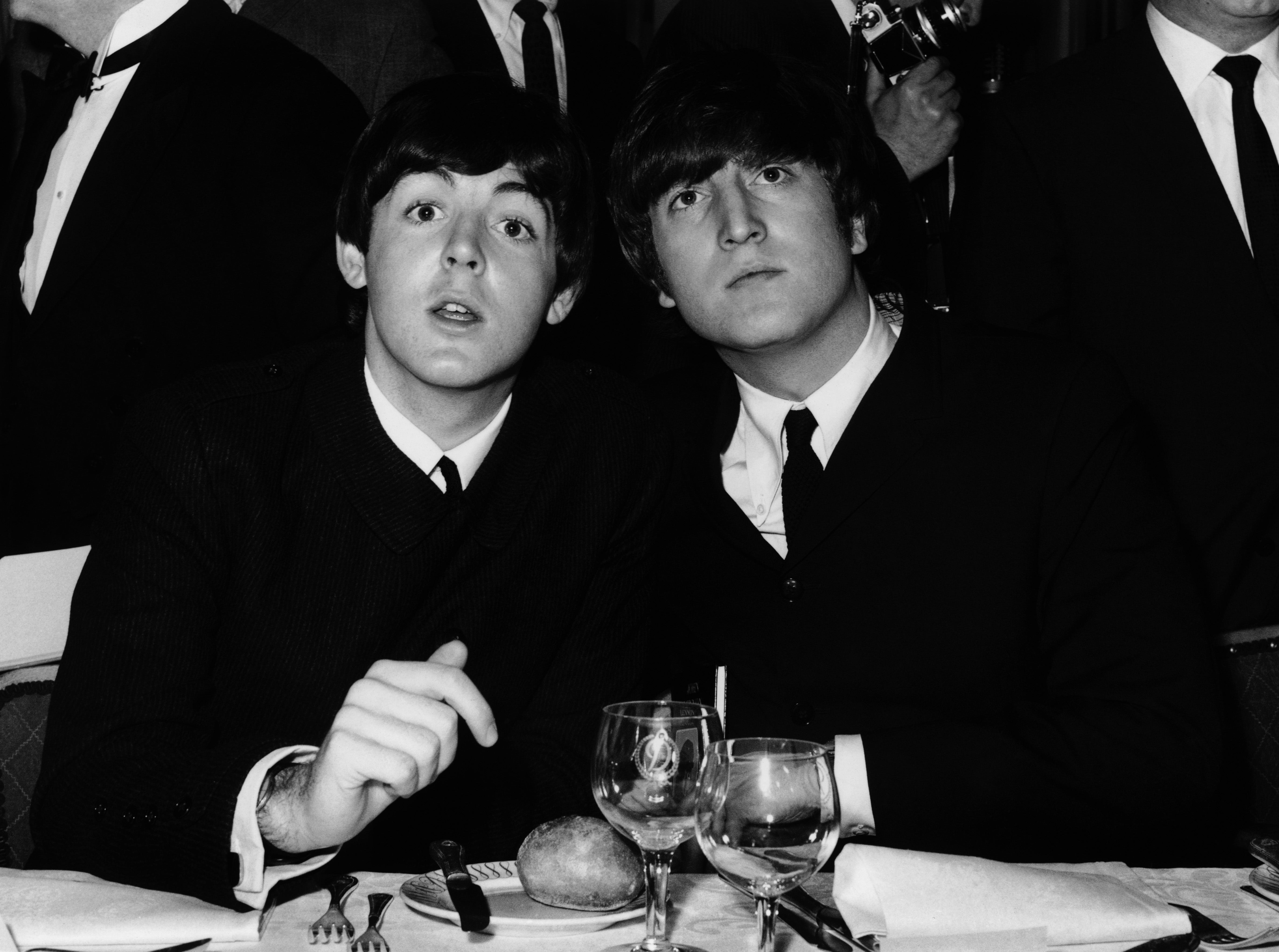 McCartney and Lennon in 1964