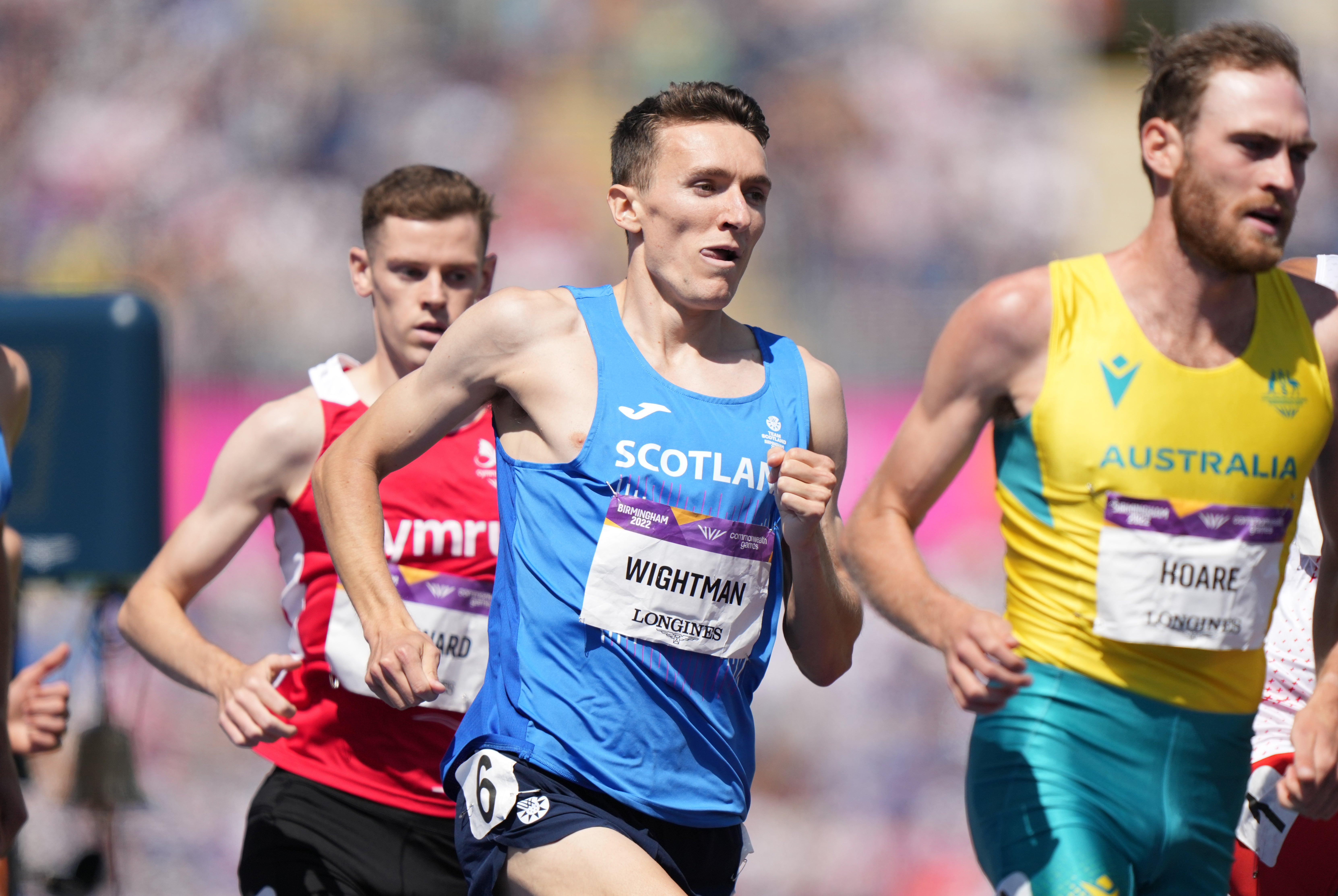 Scotland’s Jake Wightman in action at the Alexander Stadium in Birmingham (Tim Goode, PA)