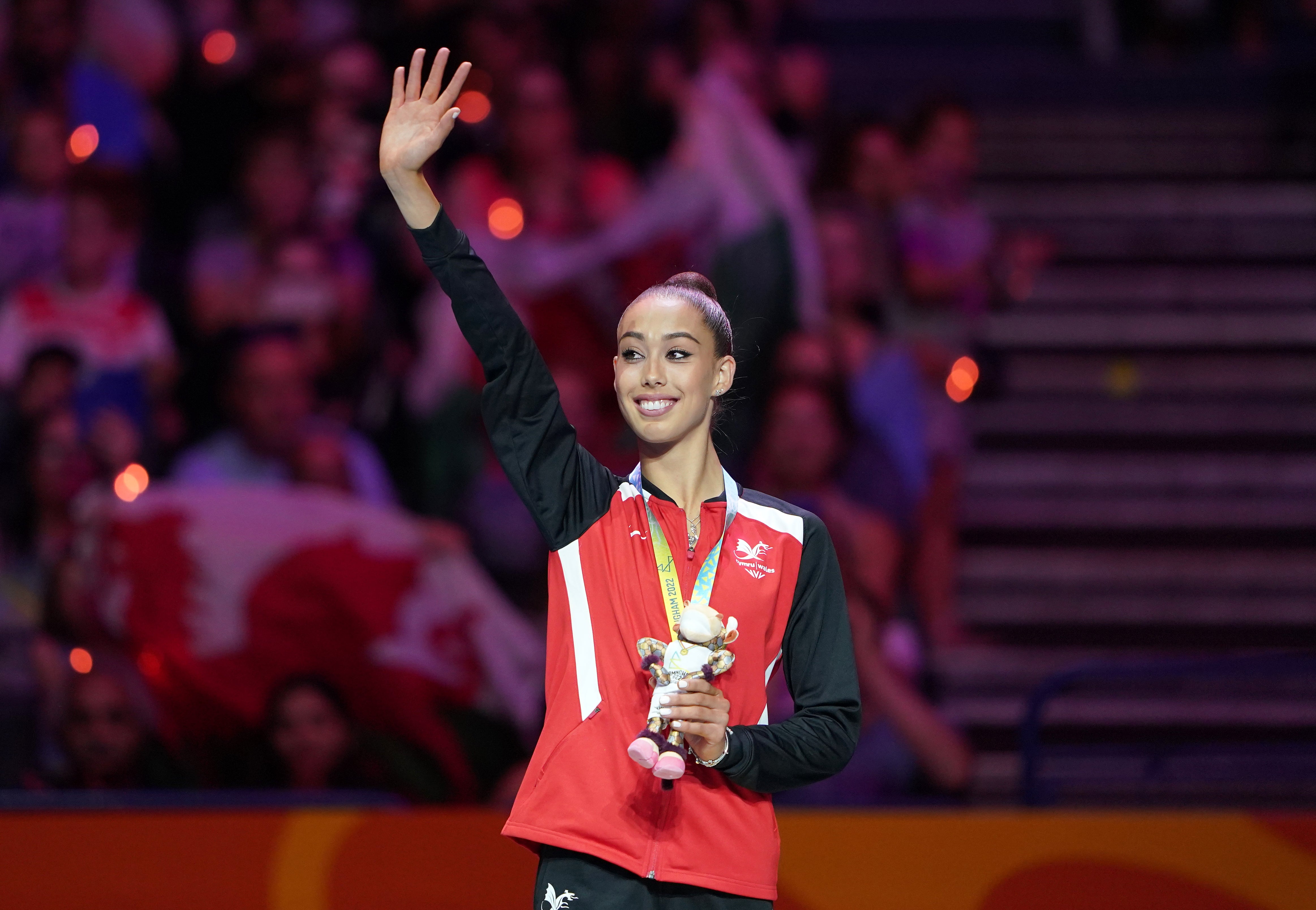 Gemma Frizelle won gold for Wales in the Rhythmic Gymnastics Hoop Final (Zac Goodwin/PA)