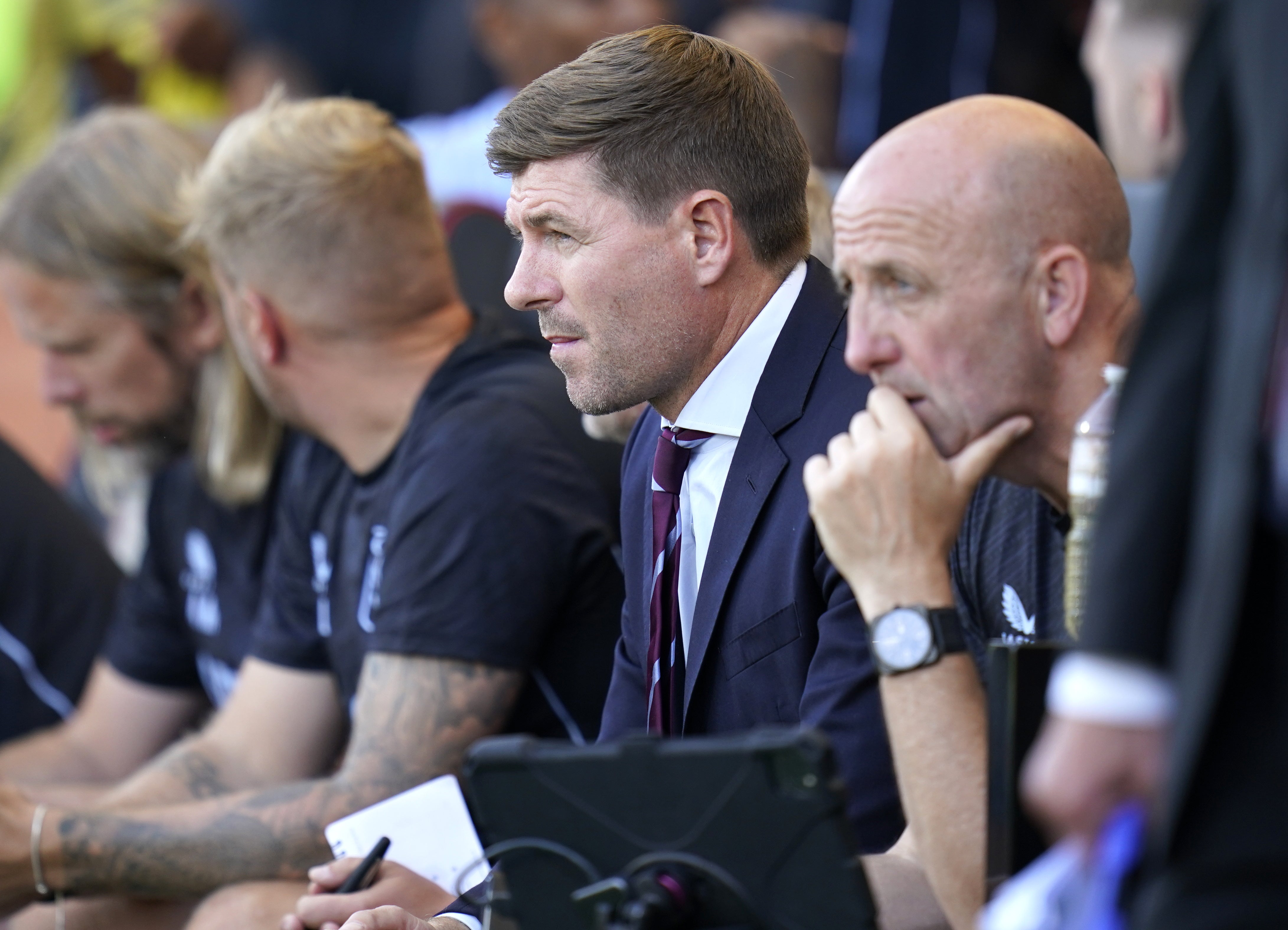 Aston Villa manager Steven Gerrard