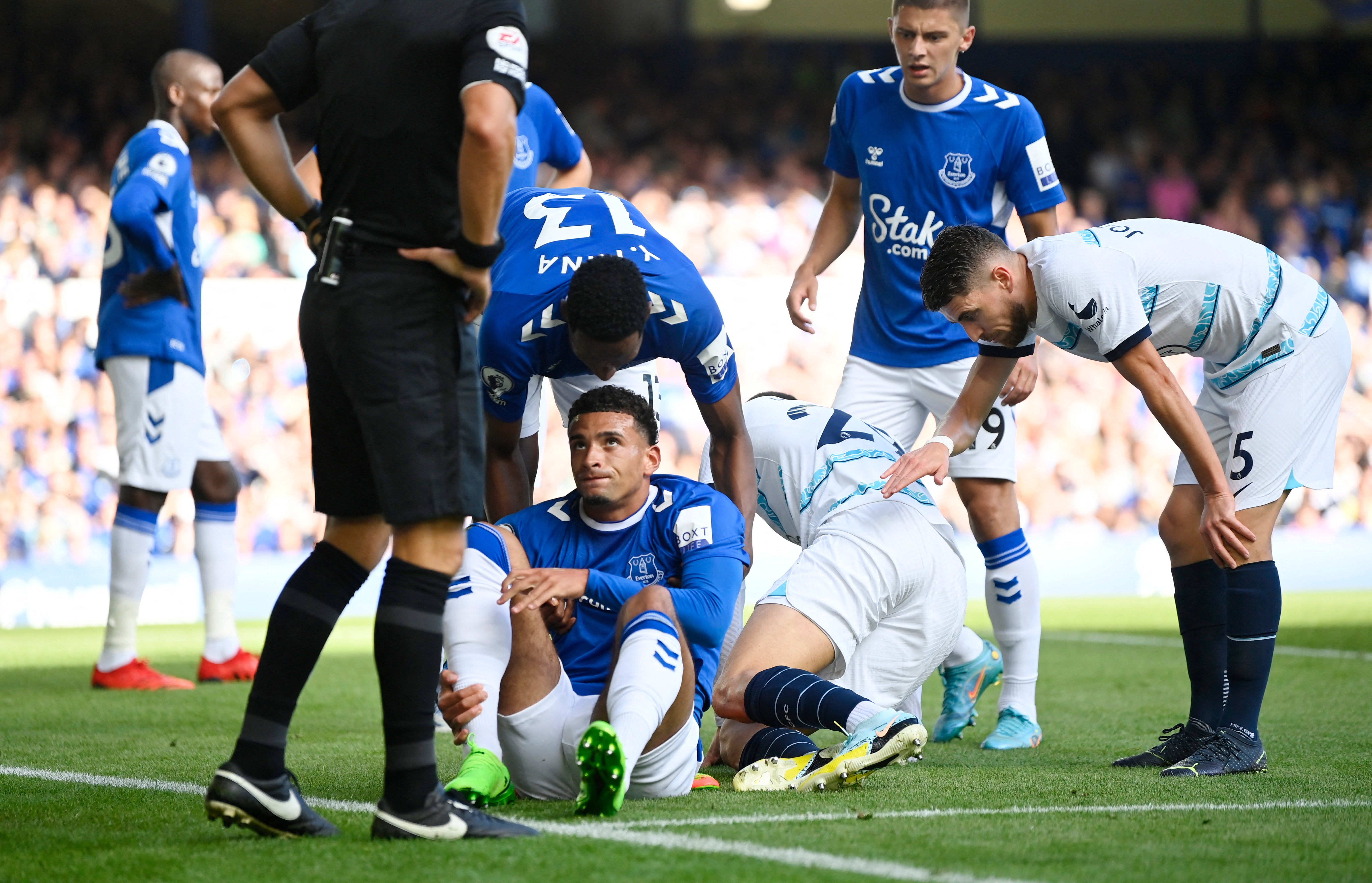 Ben Godfrey suffered the injury against Chelsea