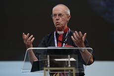 Church must stand up against oppression, Archbishop of Canterbury says