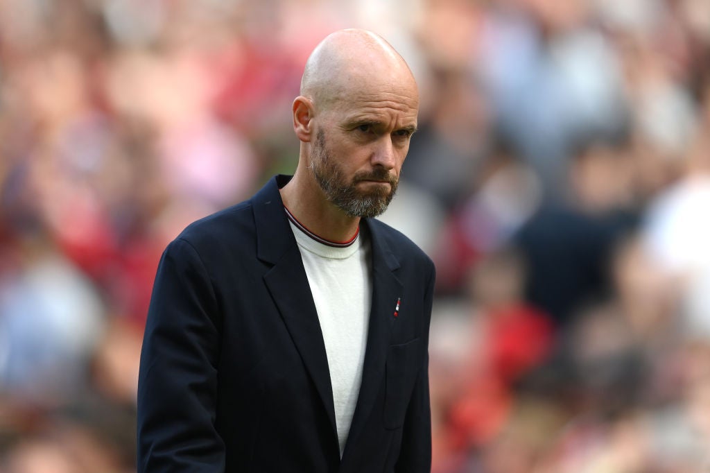 Ten Hag’s United were booed off at full time