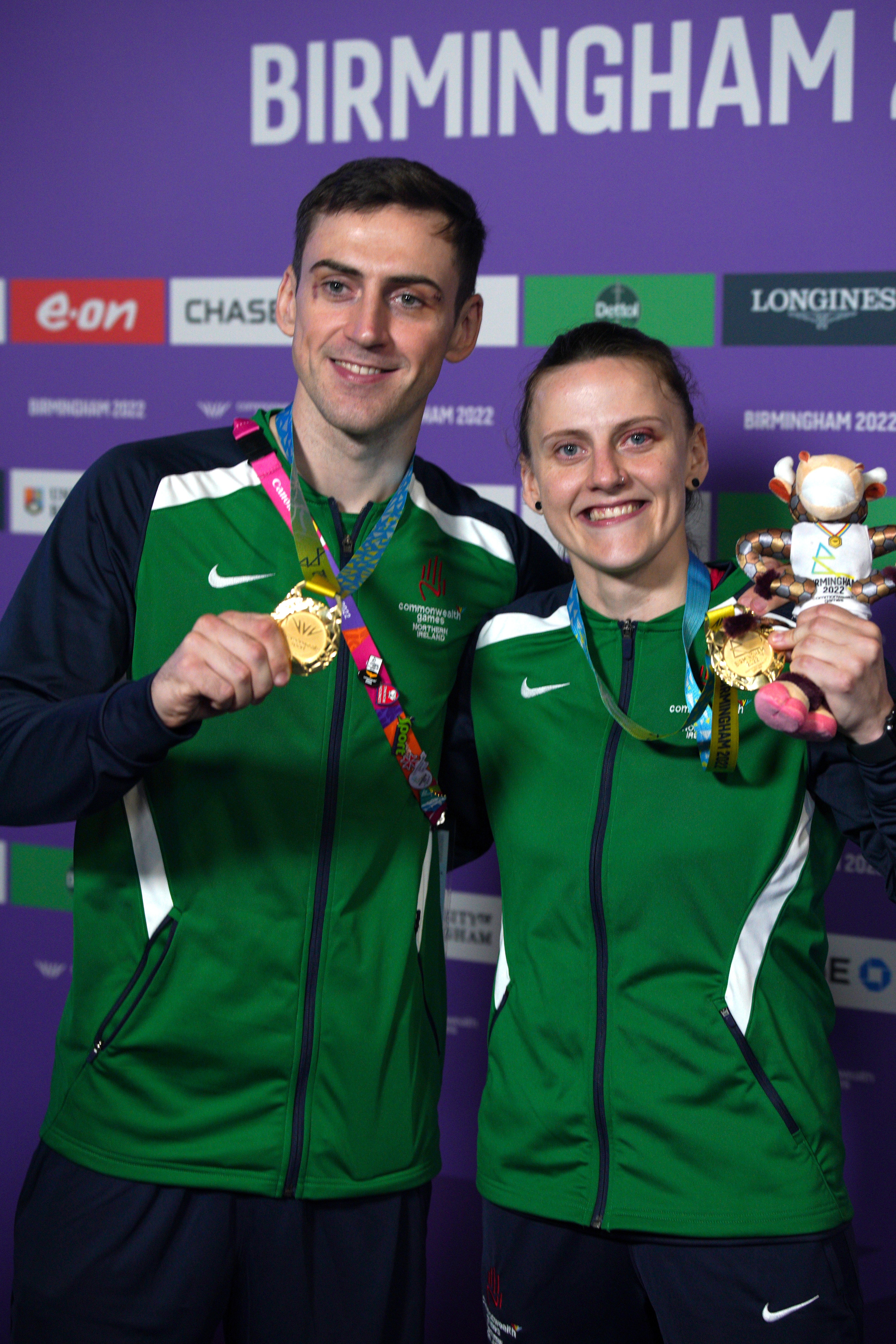 Both Walsh siblings took gold for Northern Ireland (Peter Byrne/PA)