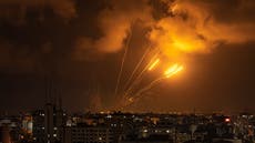 Explosions seen in Gaza ahead of ceasefire between Israel and Palestine