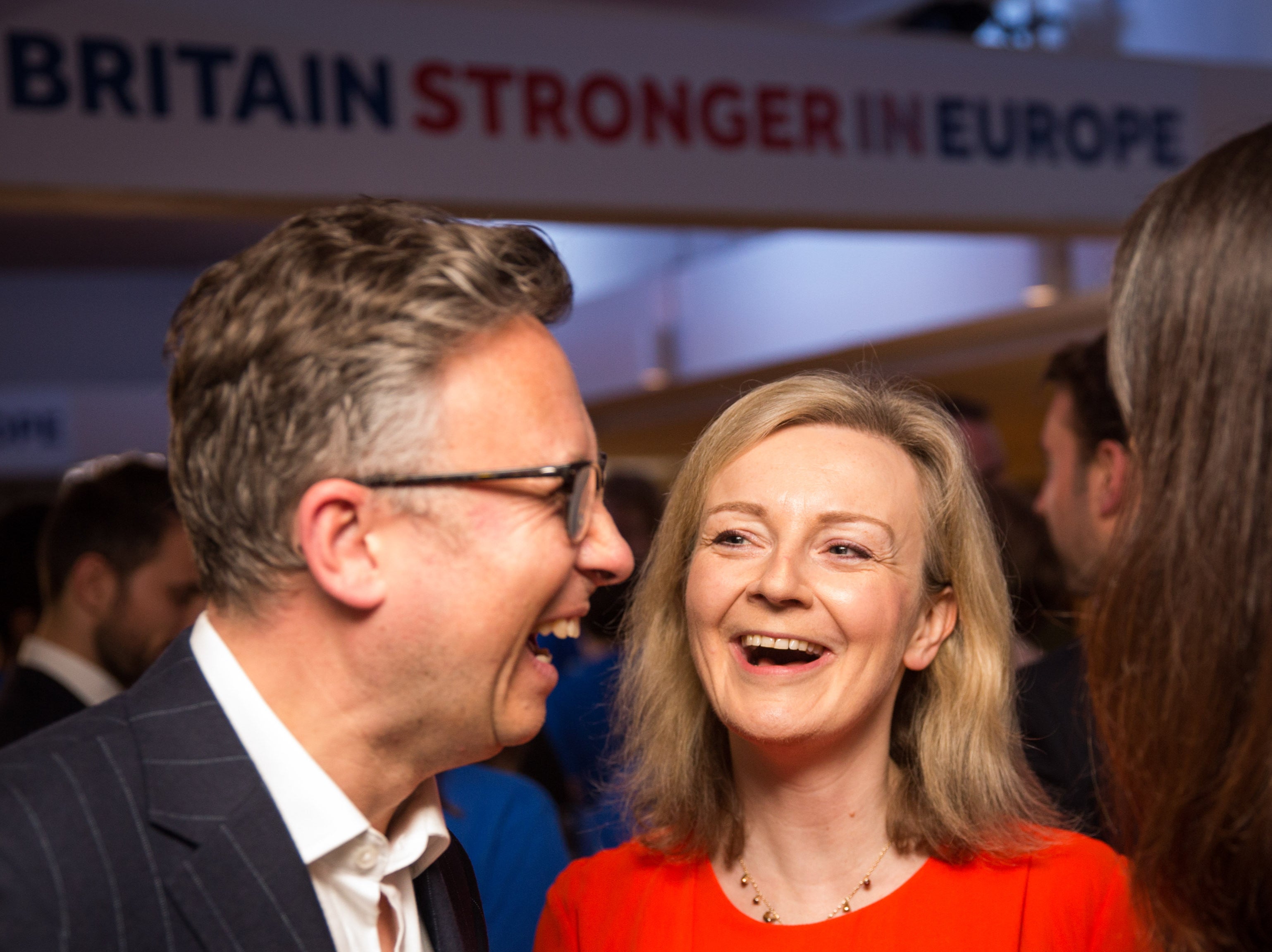 Ms Truss at an event hosted by the Britain Stronger in Europe campaign in 2016