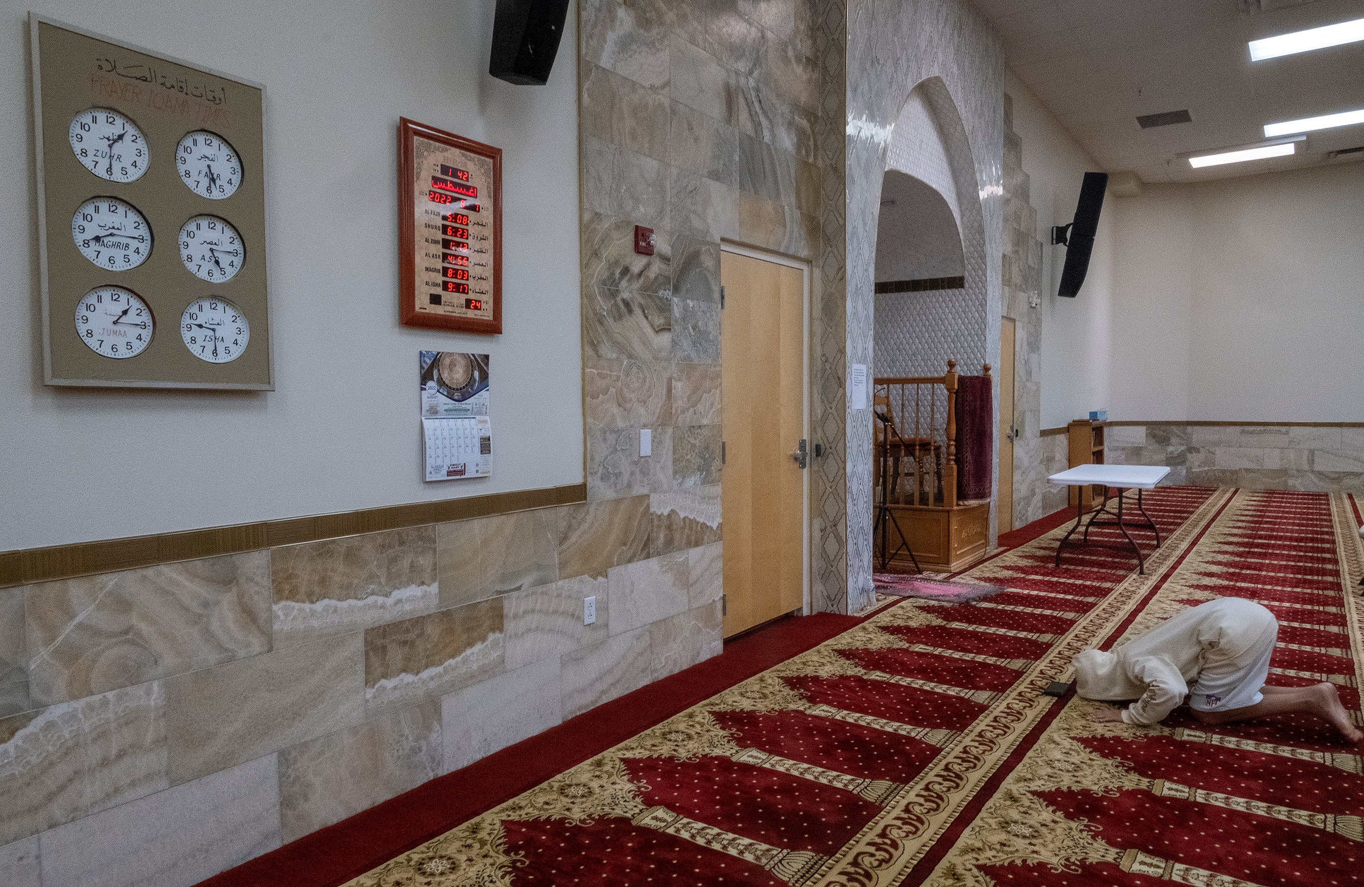 The local mosque where the four men were killed in Albuquerque