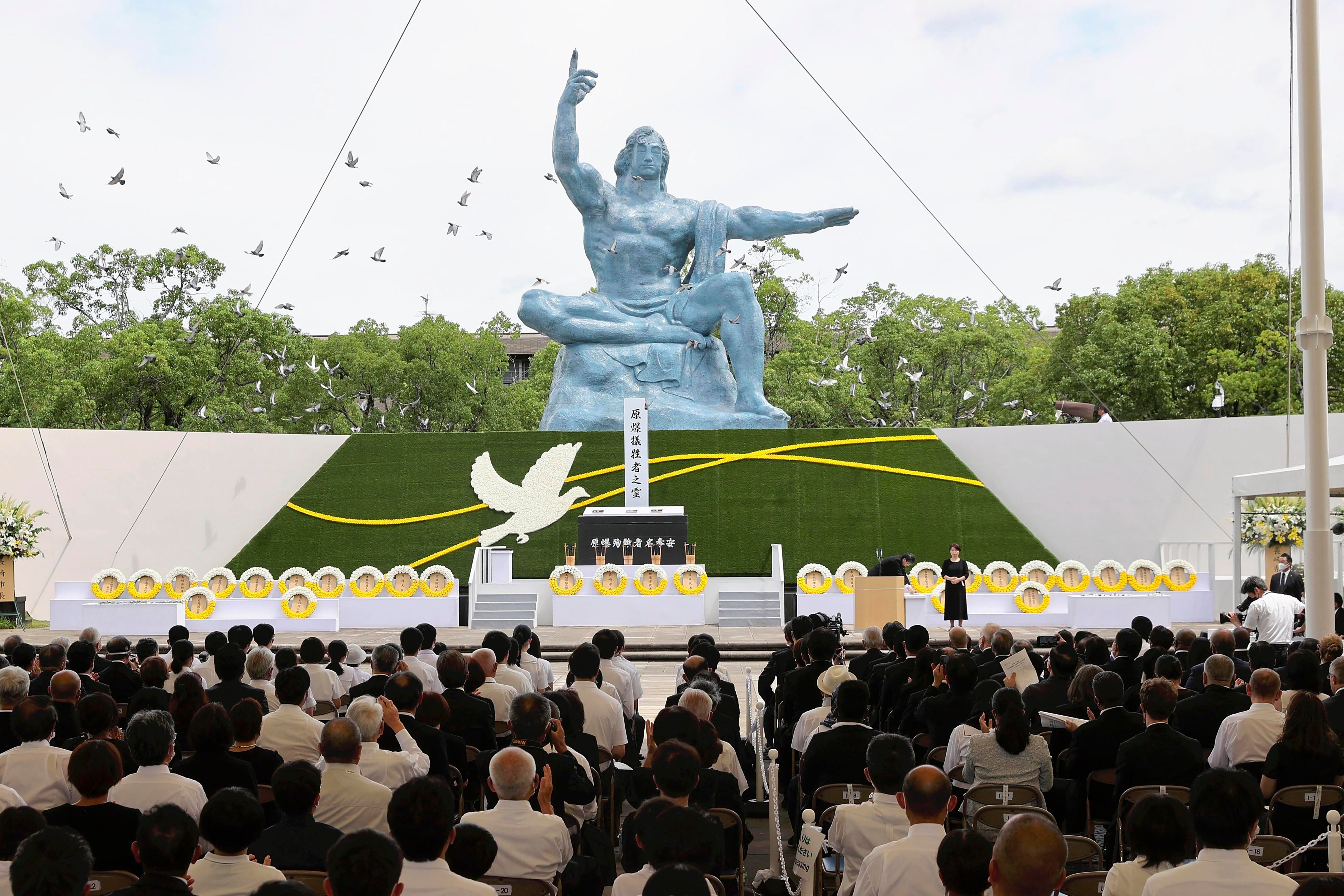 Nagasaki marks A-bombing anniversary amid nuclear war fears