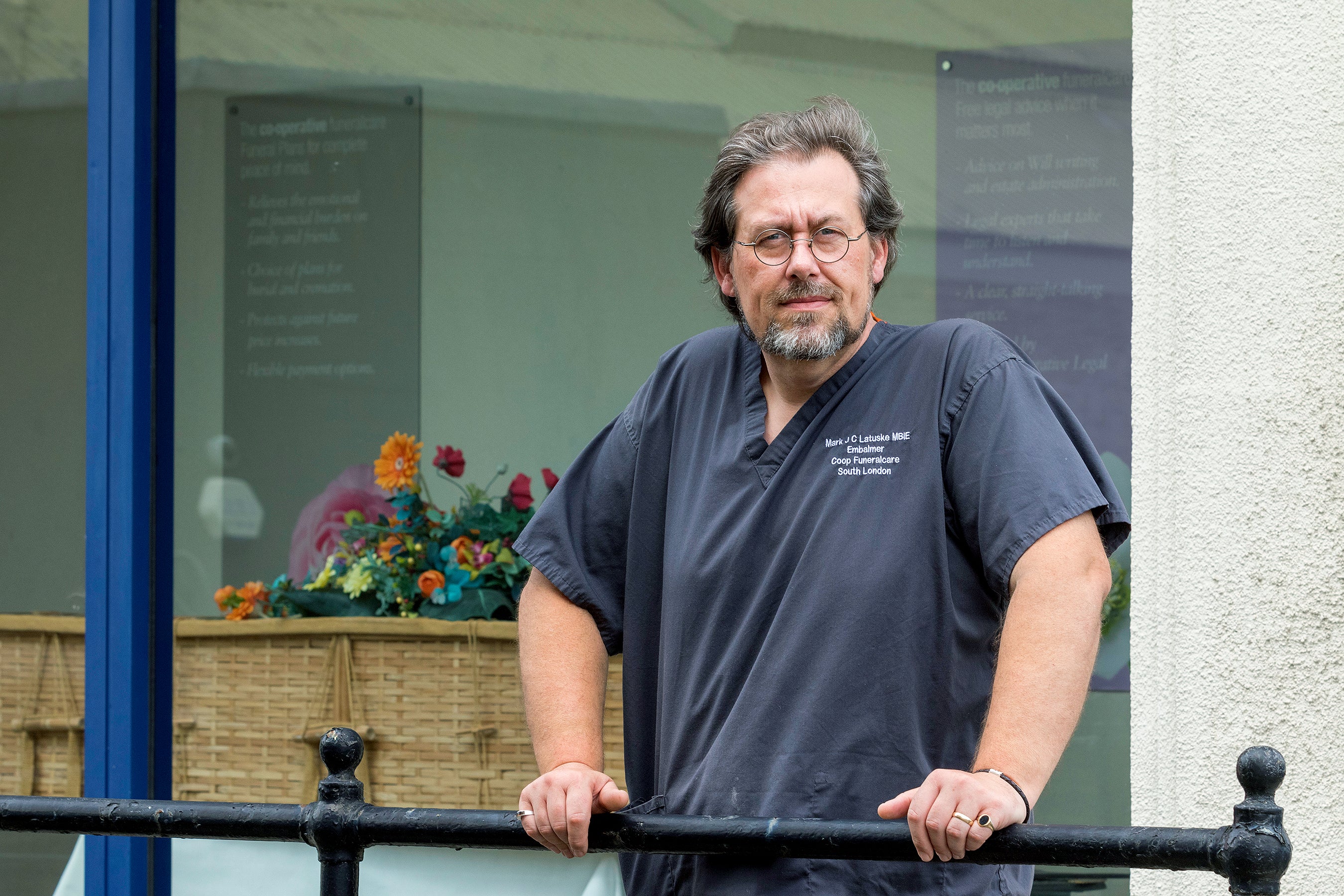 Mark outside Co-op Funerlacare Purley (Co-op Funeralcare/PA Real Life)