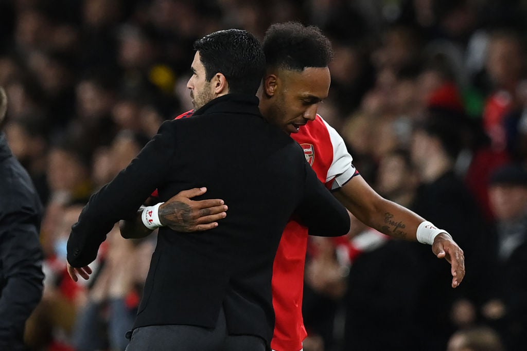 Arteta did not back down on his stance to freeze out Aubameyang