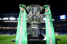 Which Carabao Cup games are on TV this week?