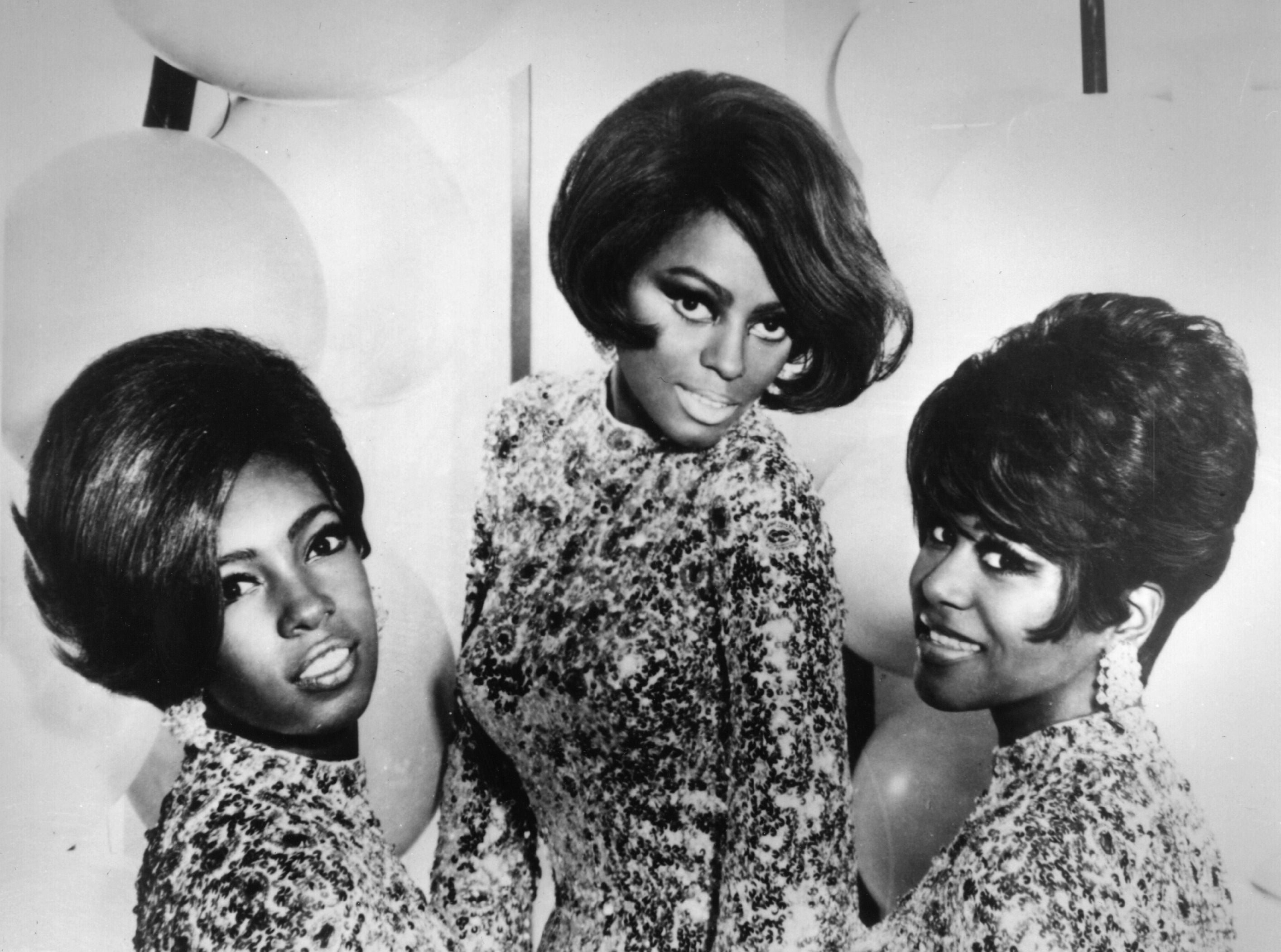 Diana Ross with The Supremes in 1968 aged 24