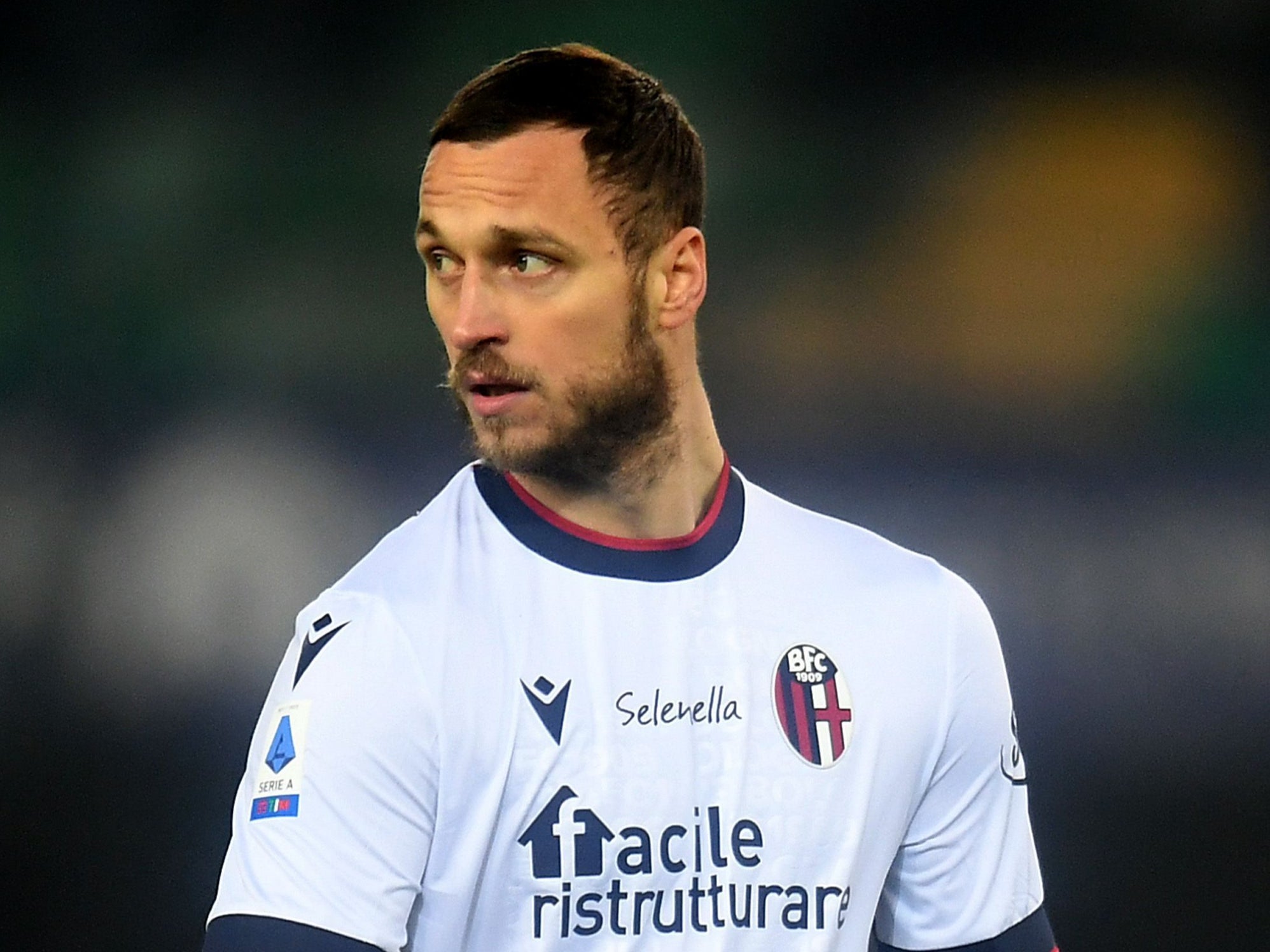 Bologna striker Marko Arnautovic