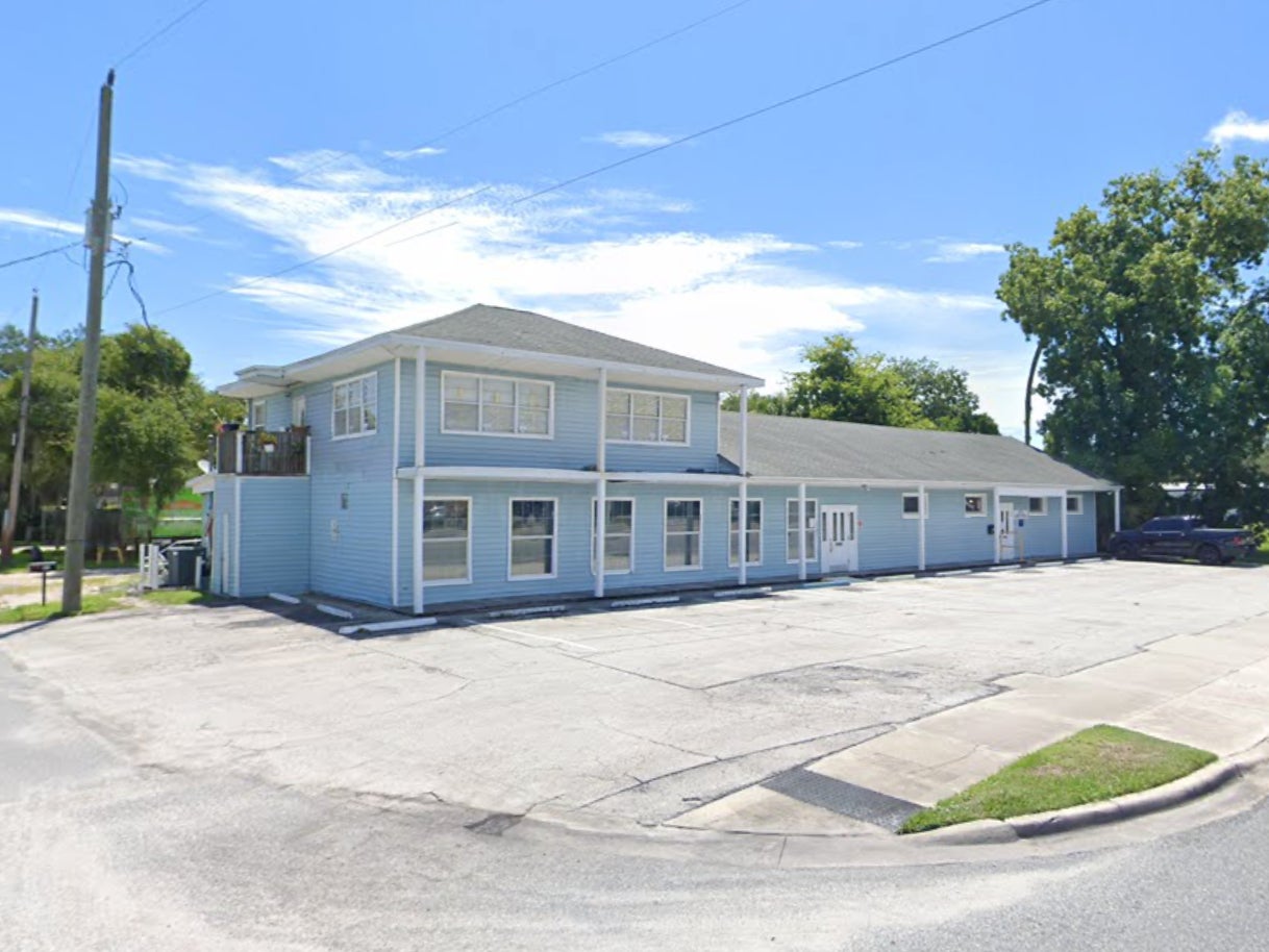 The building where two people were taken hostage by a gunman on Monday in Daytona Beach, Florida