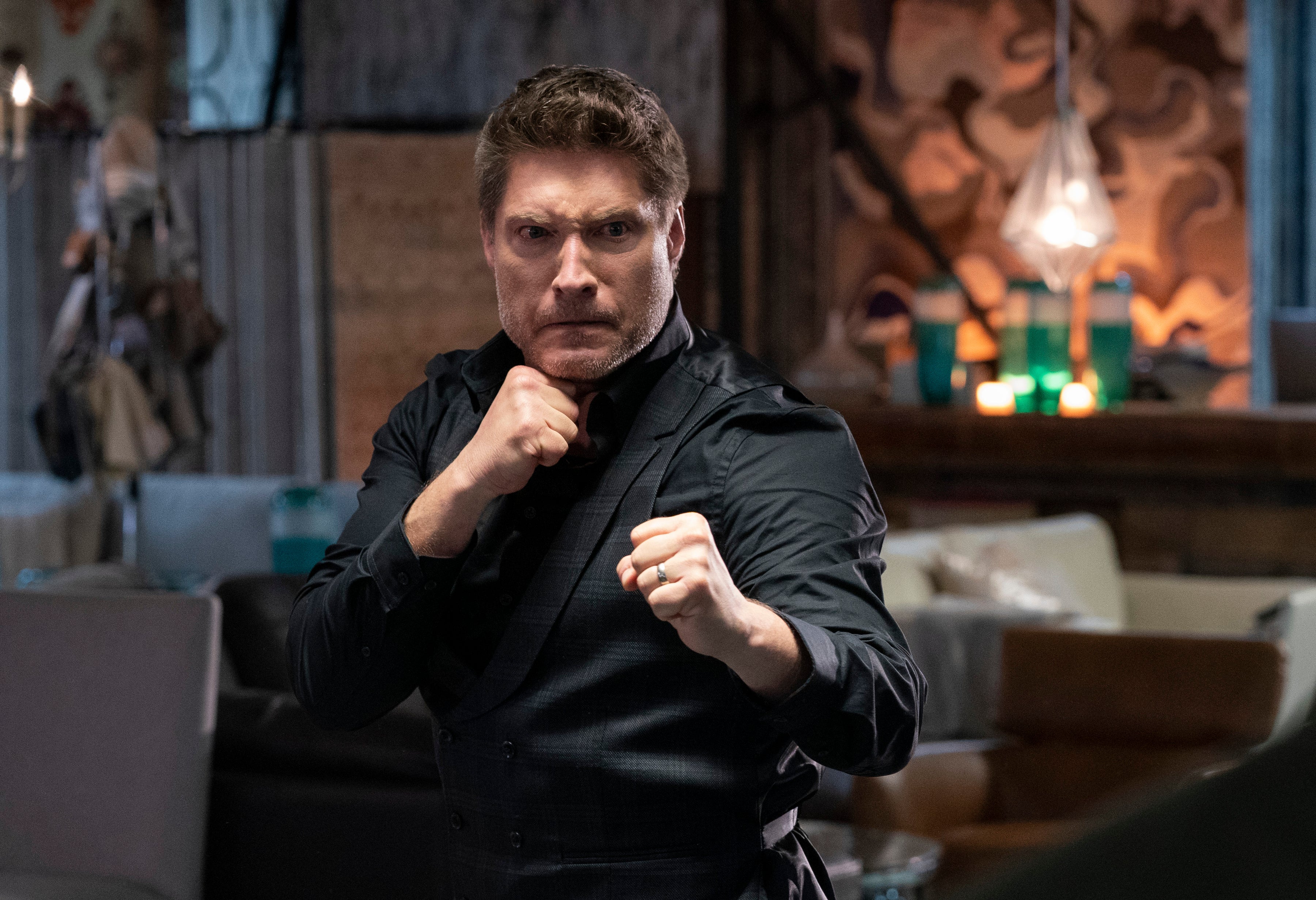 Sean Kanan as Mike Barnes in ‘Cobra Kai’