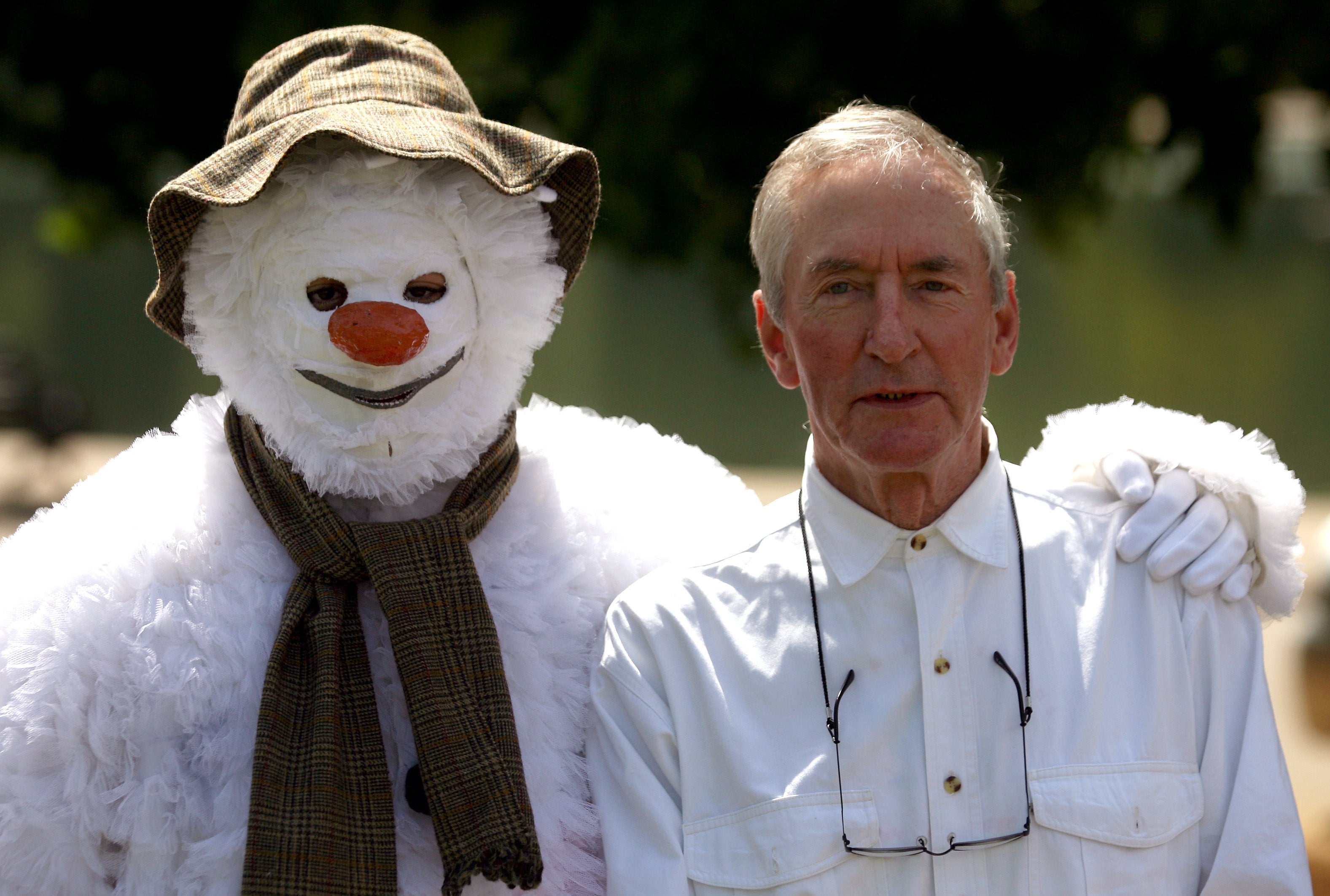 Frosty friends: Author and illustrator Raymond Briggs is best known for the 1978 classic ‘The Snowman’