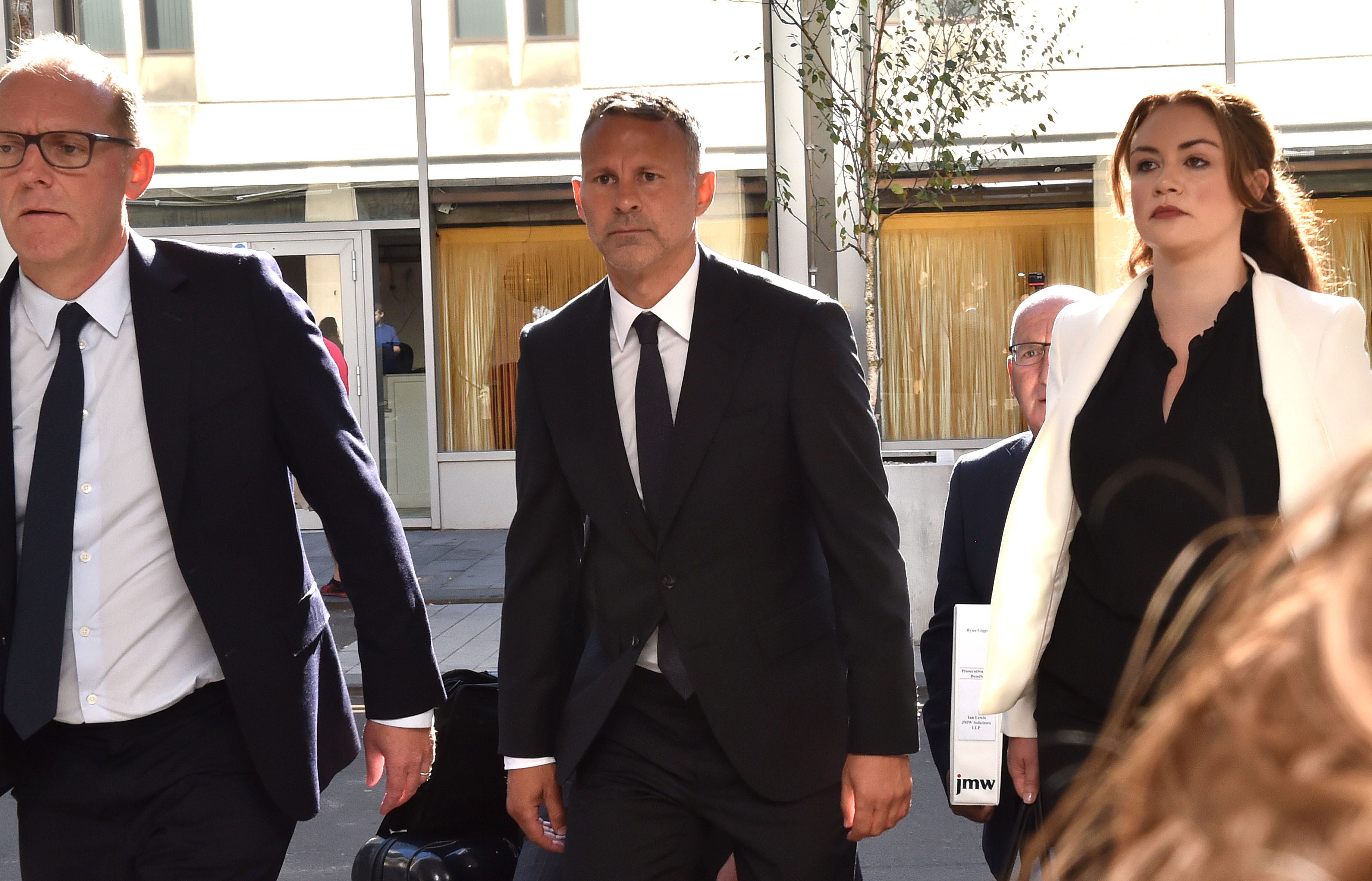 Ryan Giggs arrives at court (Steven Allen/PA)