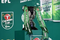 When is the Carabao Cup quarter-final draw this week?