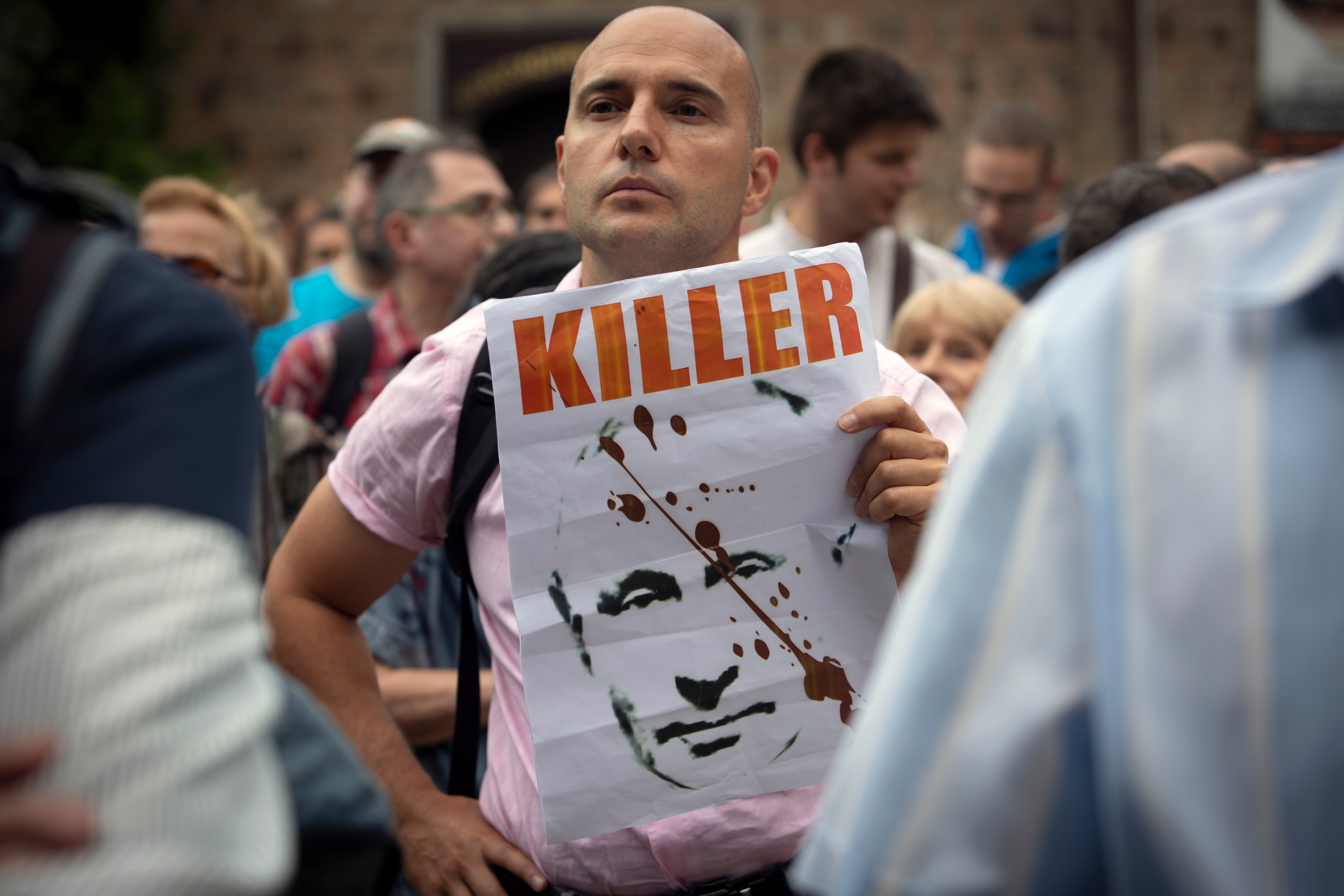 Bulgaria Russia Protest