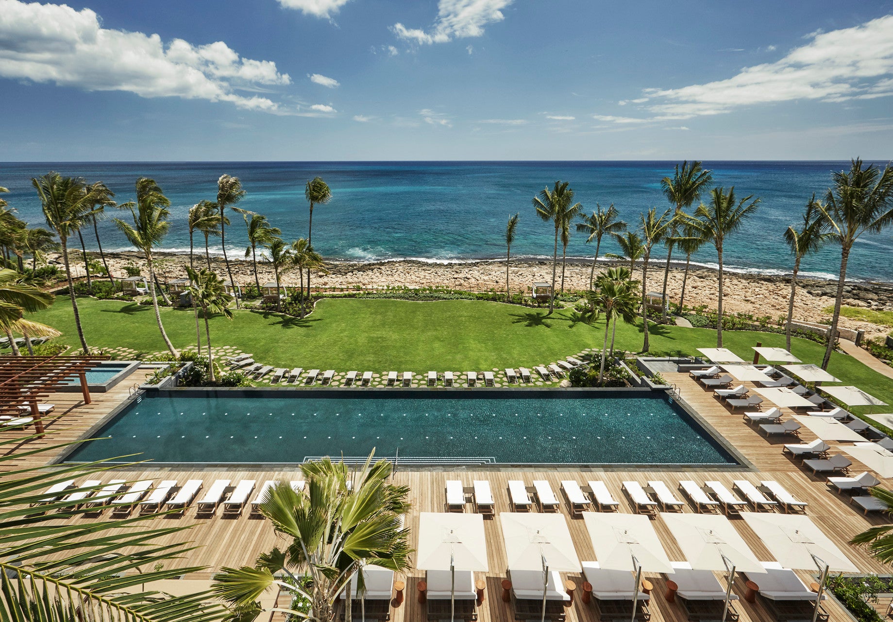 The hotel’s true quiet spot - the infinity pool