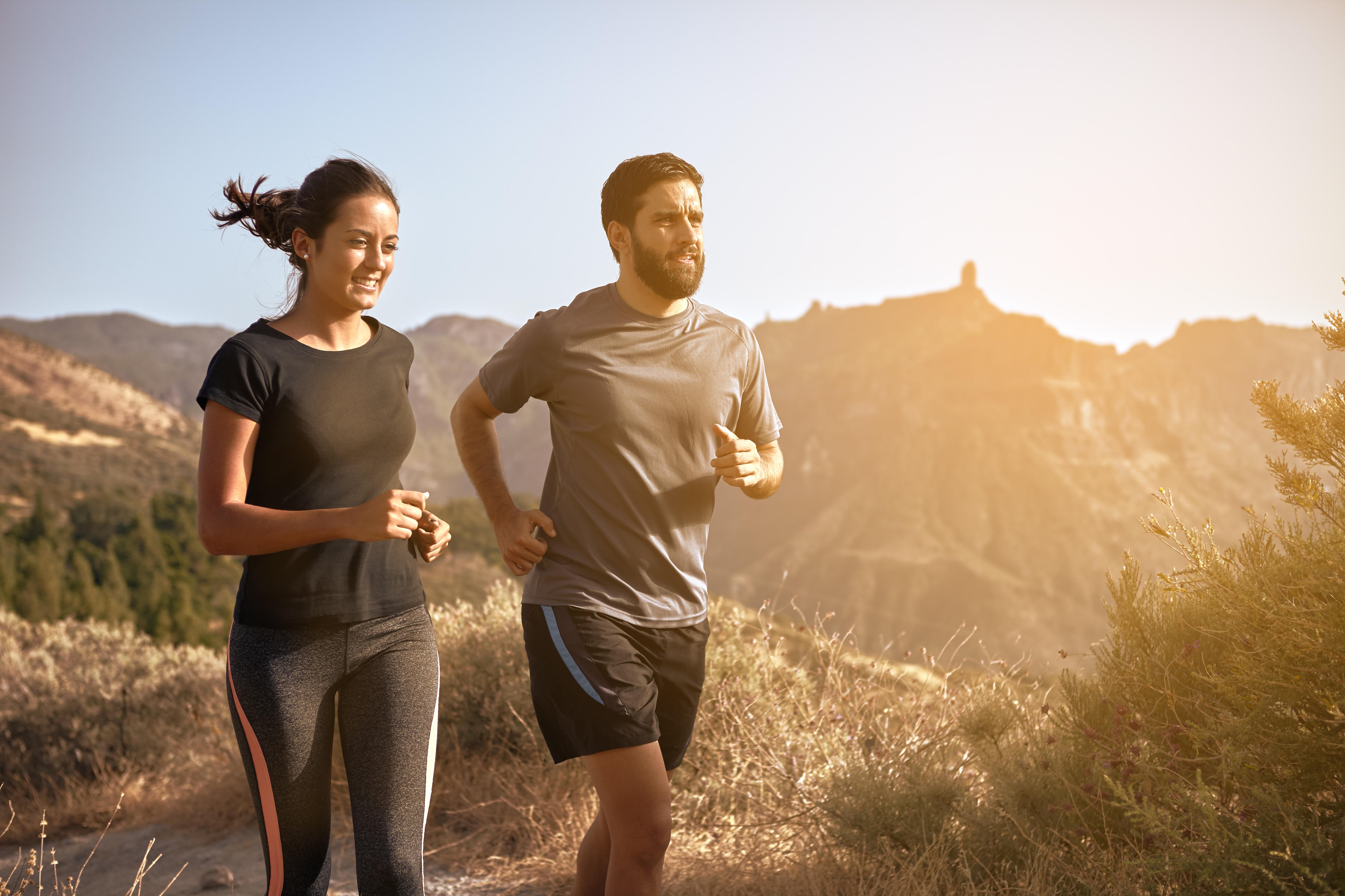 It might be the perfect weather to get outside, but running in the heat can be dangerous (Alamy/PA)