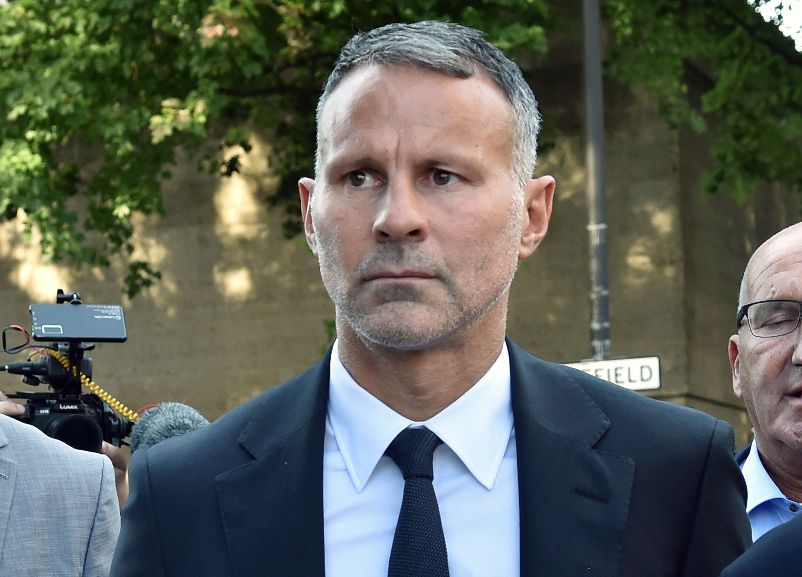 Former Manchester United footballer Ryan Giggs leaving Manchester Crown Court (Steve Allen/PA)