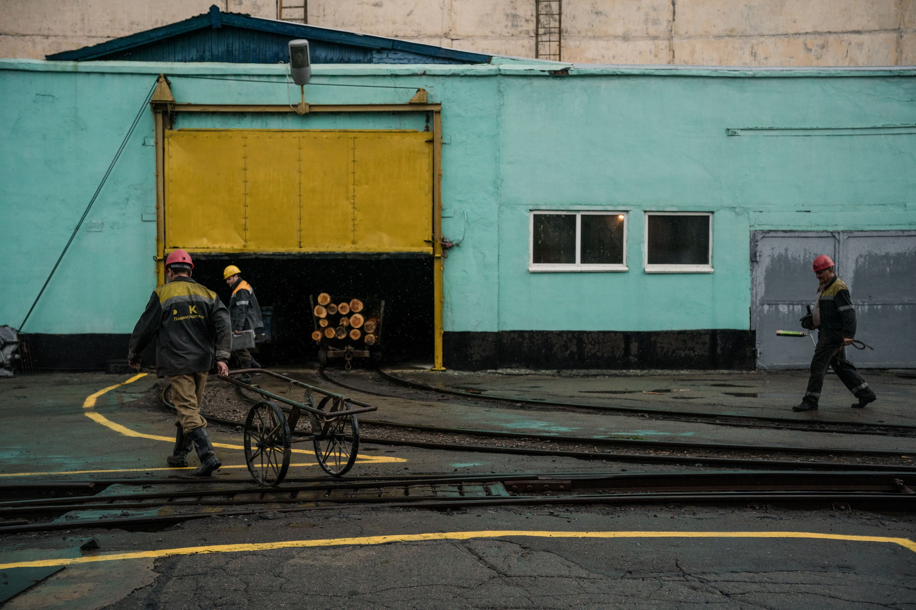 Russian missiles have hit communities not far from the coalfields of the eastern Donbas region