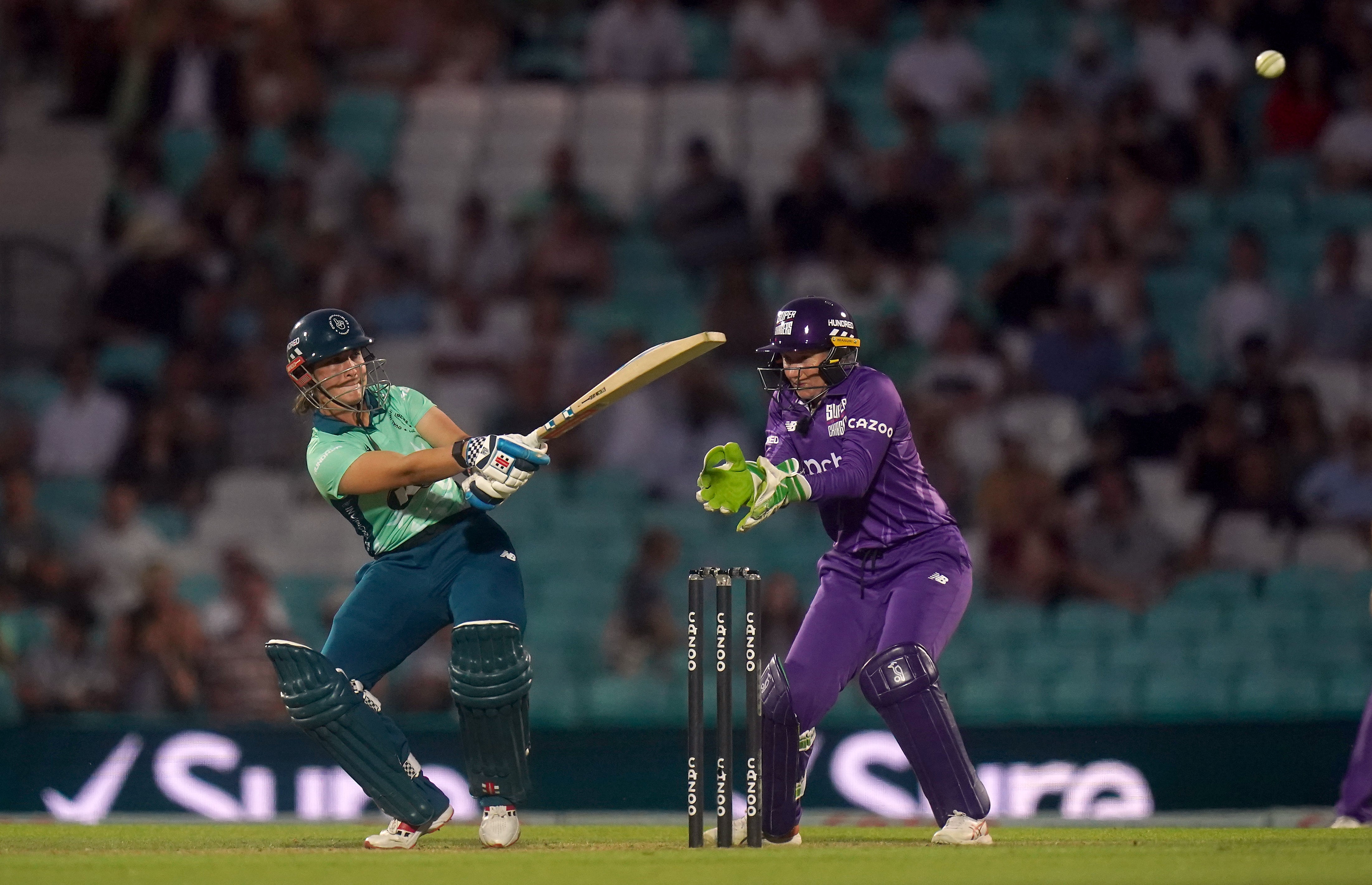 Alice Capsey finished things off in style for the Invincibles (Adam Davy/PA)