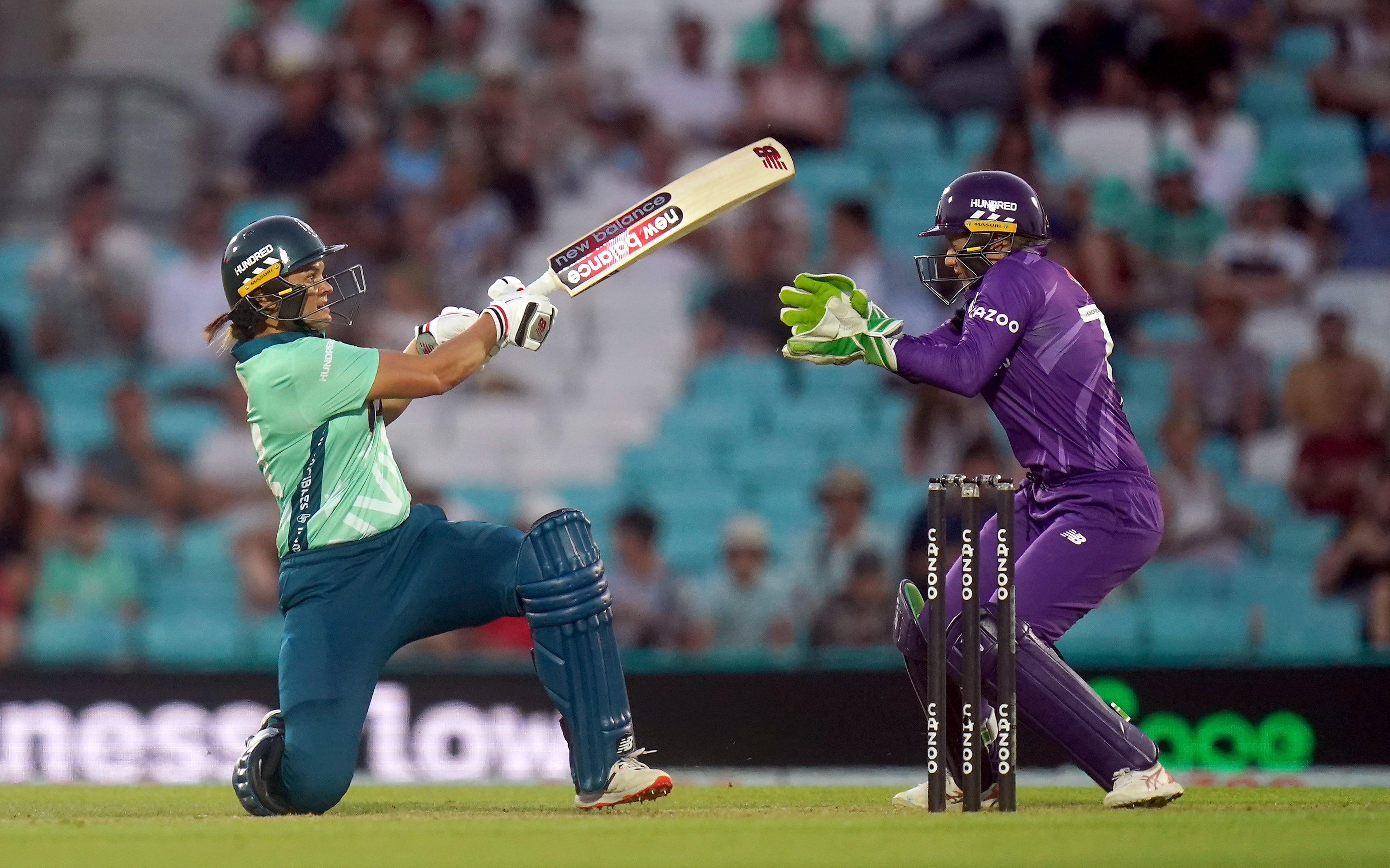 Suzie Bates played her part in a century opening stand for the home side (Adam Davy/PA)