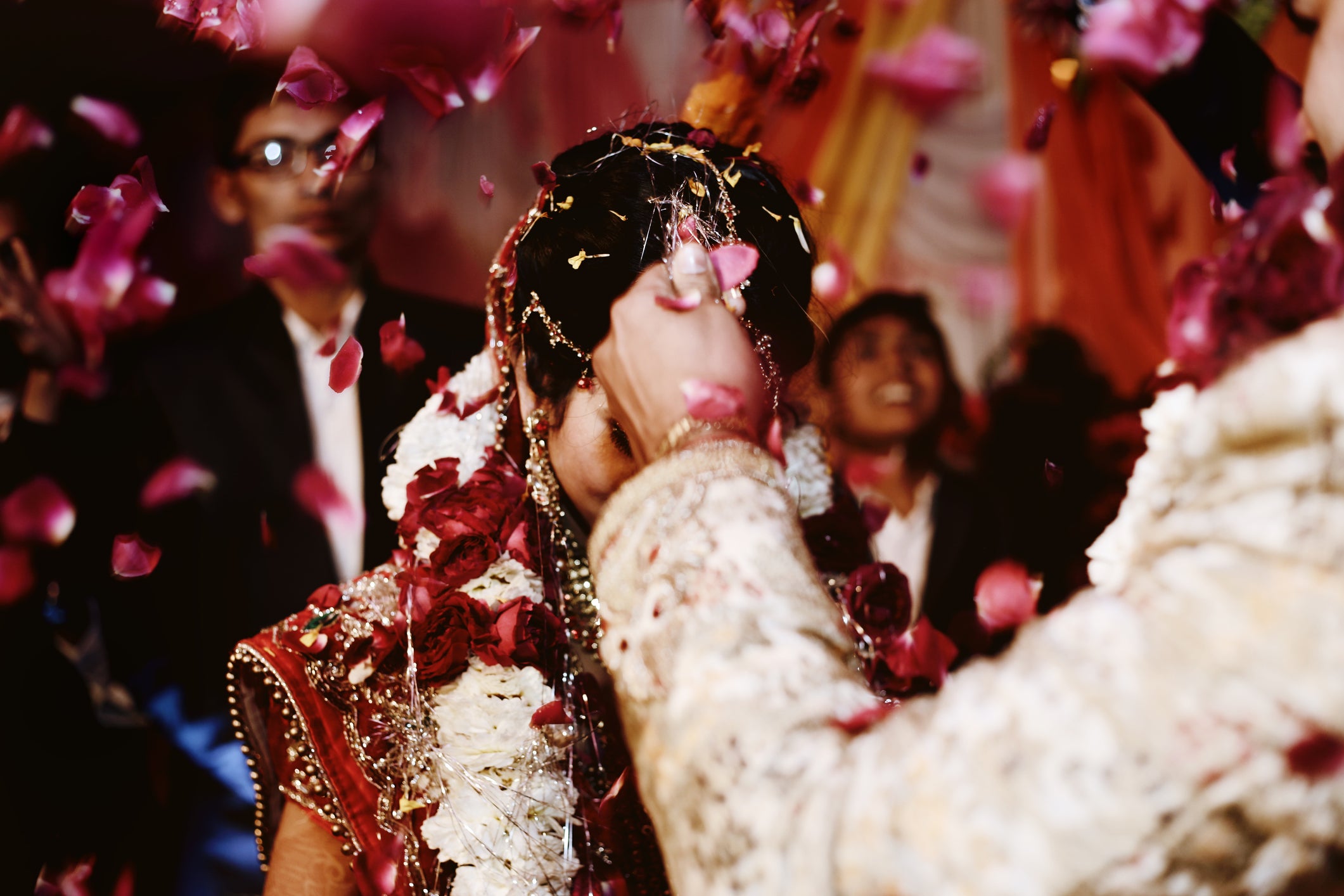 A traditional south Asian wedding