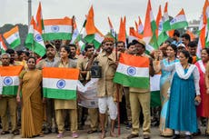 Indians seeking food rations ‘forced to buy national flag’ ahead of Independence day