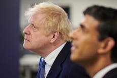Boris Johnson won’t say whether he will keep ignoring Rishi Sunak’s calls