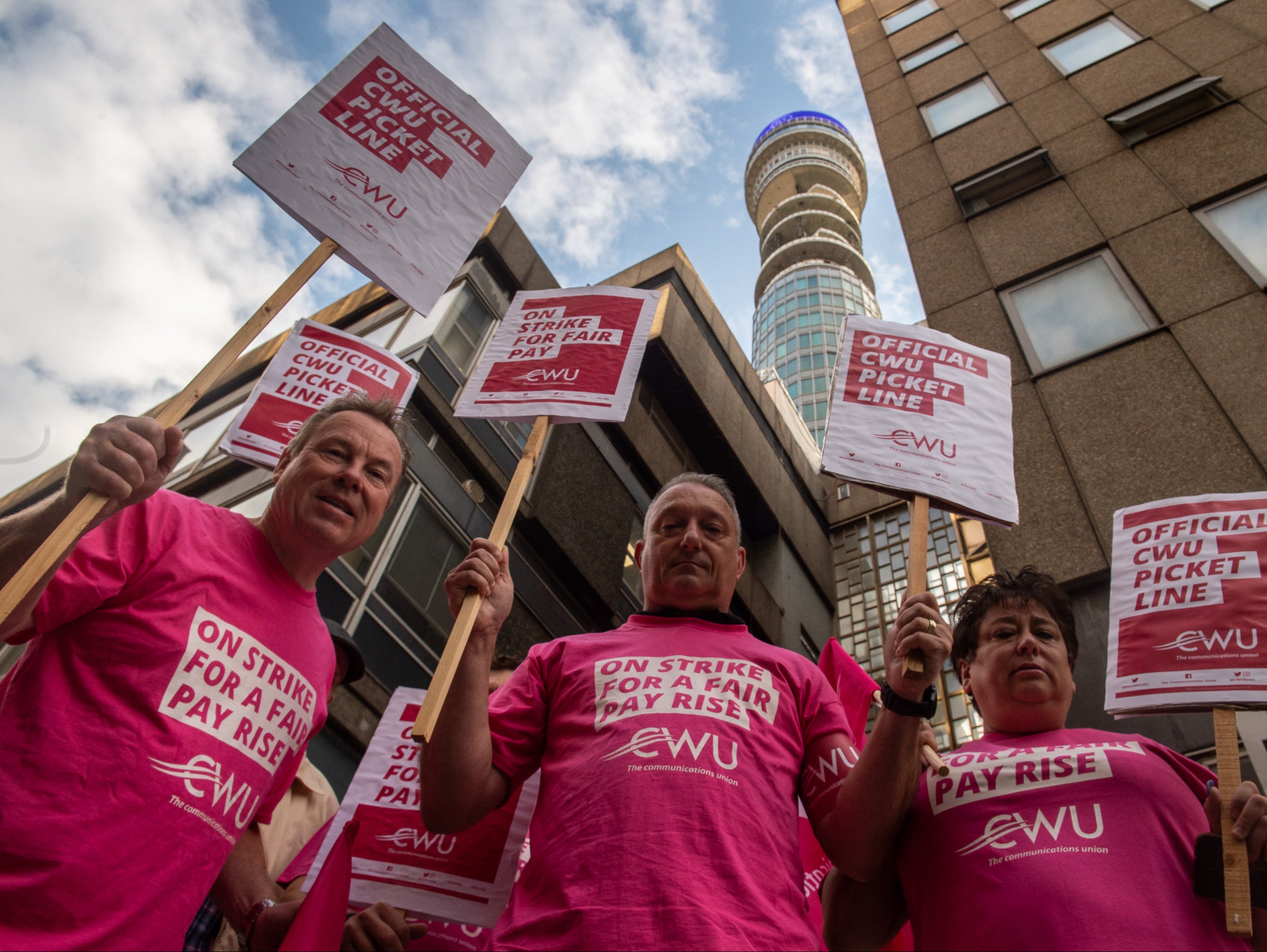 BT workers have already walked out this summer