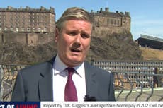 Keir Starmer says Labour will unveil ‘comprehensive’ proposals to tackle soaring energy bills on Monday