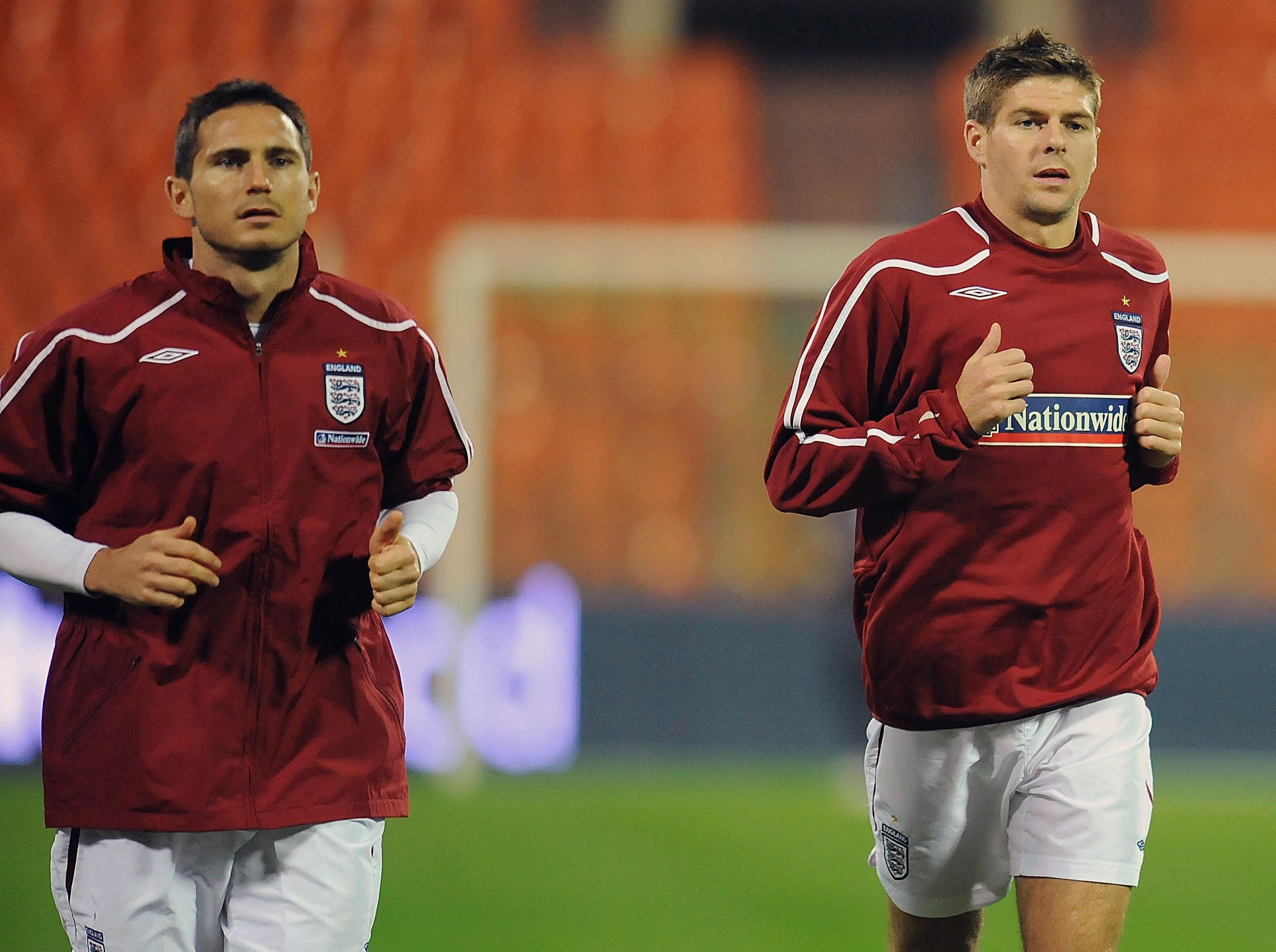 Frank Lampard (left) and Steven Gerrard (right) were England teammates for many years (Owen Humphreys/PA)