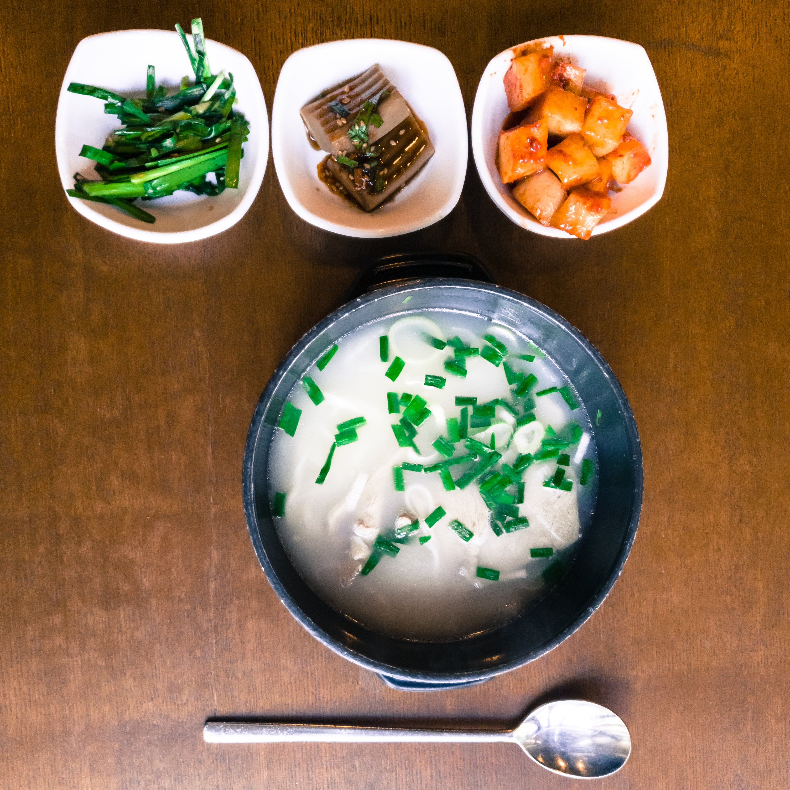 A deeply comforting dish seemingly magicked out of just beef bones and spring onions