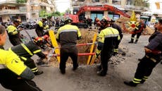 Suspected bank robber rescued from collapsed tunnel near Vatican