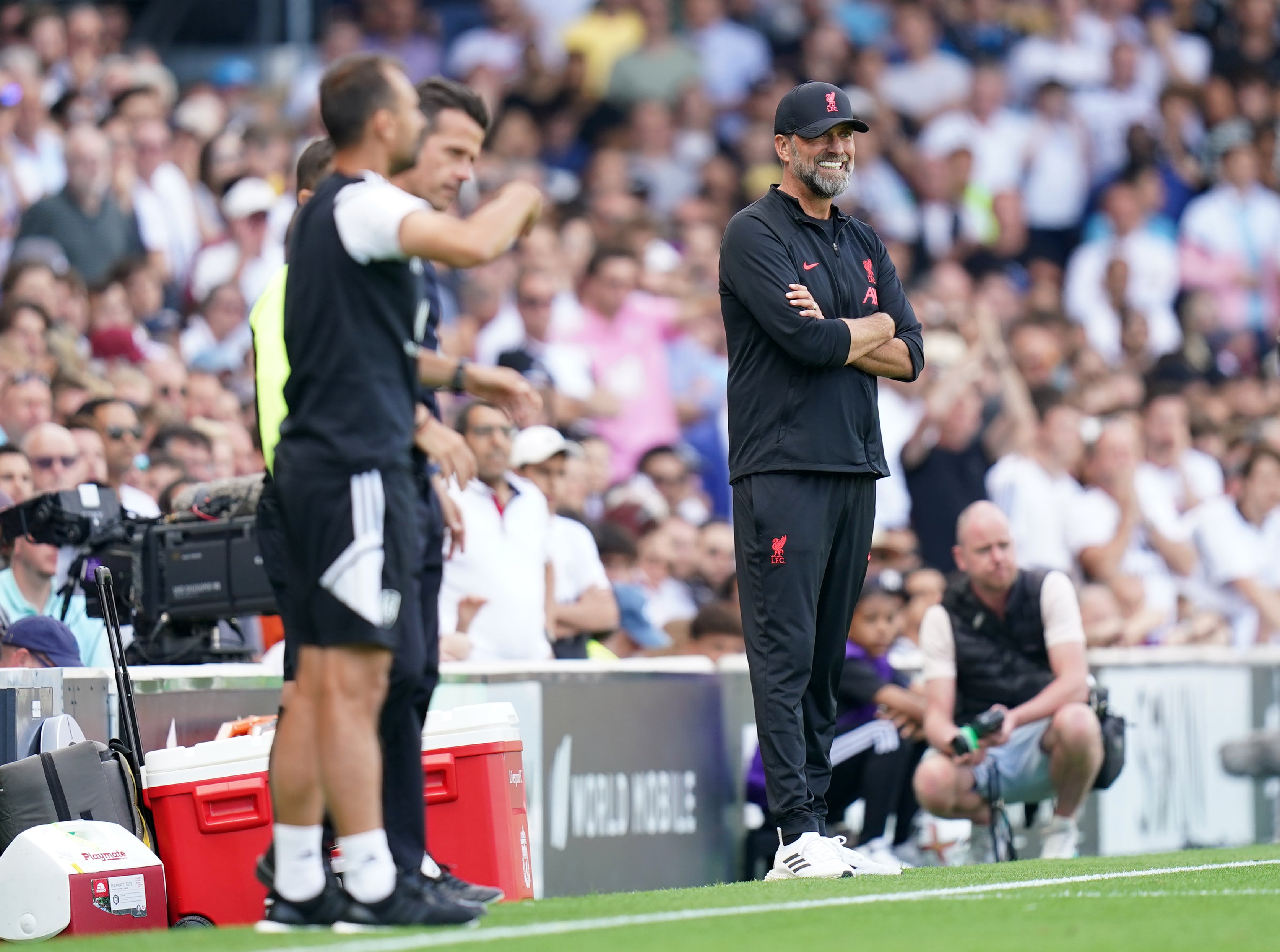 Liverpool manager Jurgen Klopp has moved on from last weekend’s poor first half at Fulham (ADam Davy/PA)