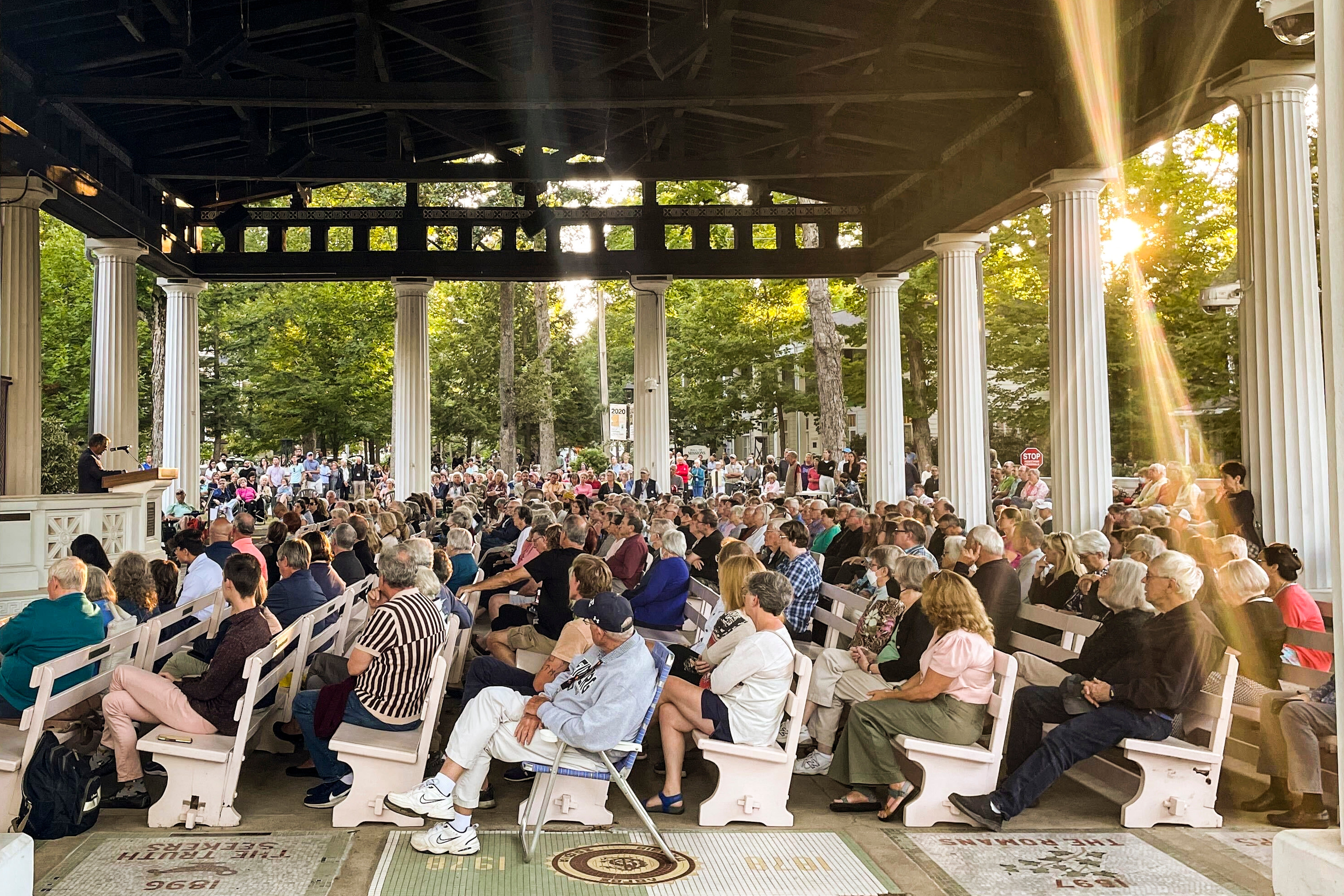 The Chautauqua Institution venue where the attack took place