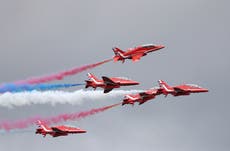 Weather halts flyover by Red Arrows at Edinburgh Military Tattoo