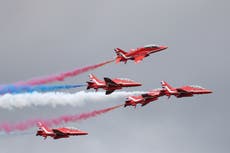 Weather halts flyover by Red Arrows at Edinburgh Military Tattoo