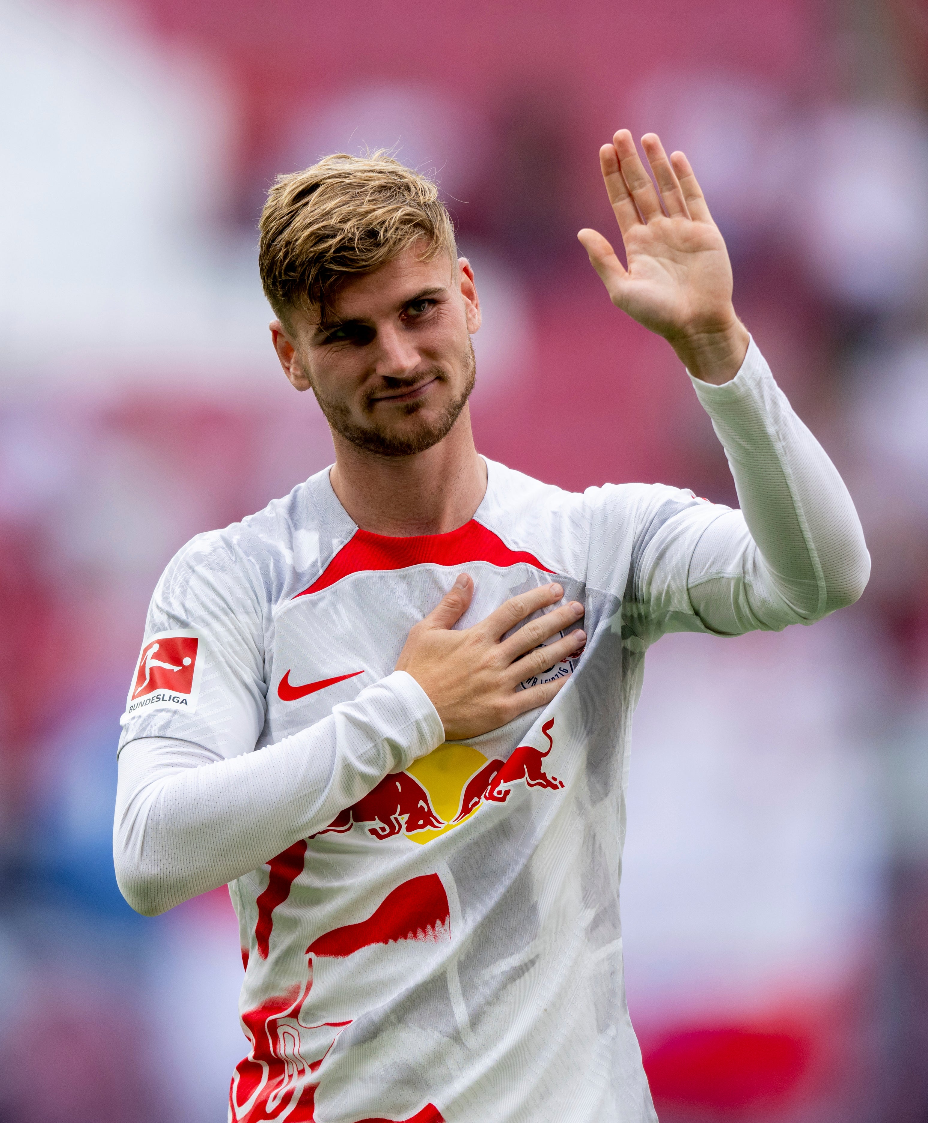 RB Leipzig’s Timo Werner scored on his return to the Bundesliga club (Hendrik Schmidt/AP/PA)