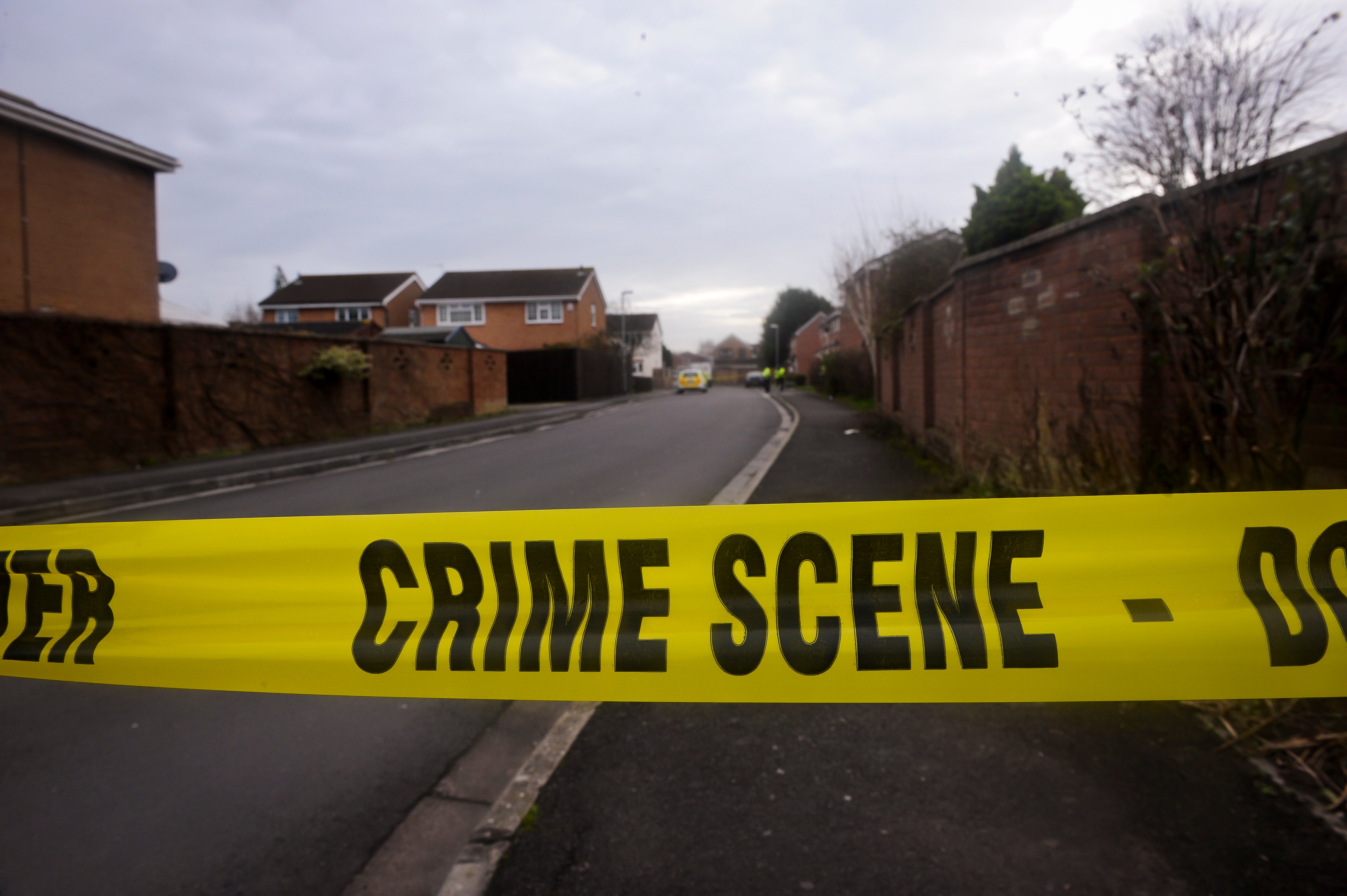 Crime scene tape (Ben Birchall/PA)