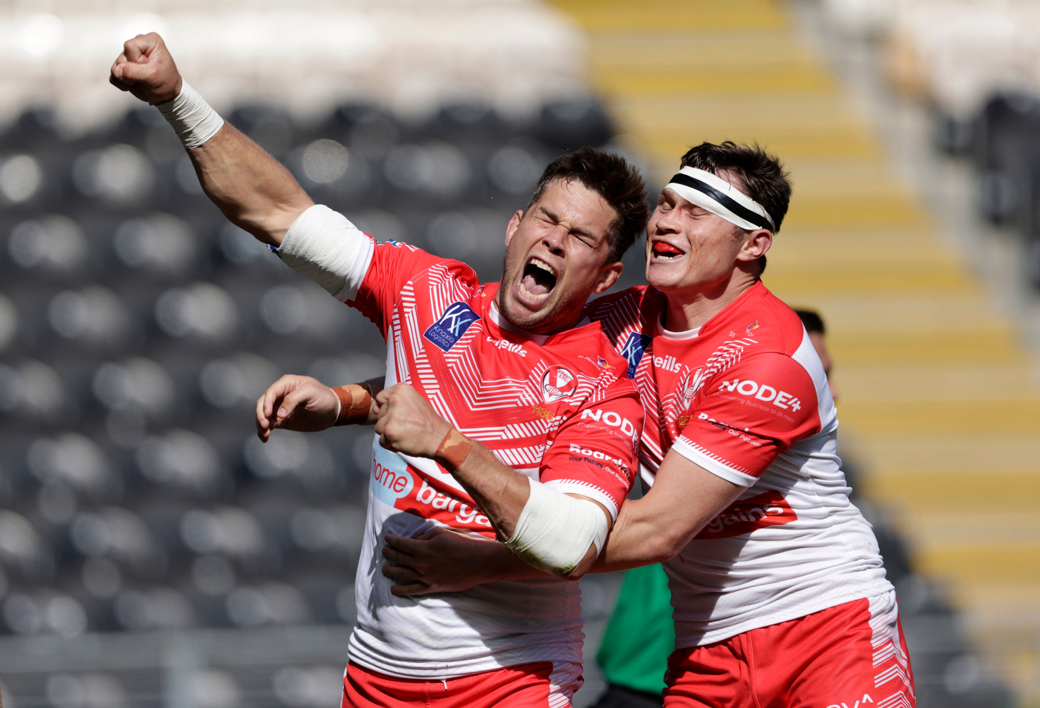 Louie McCarthy-Scarsbrook scored a brace of tries for St Helens