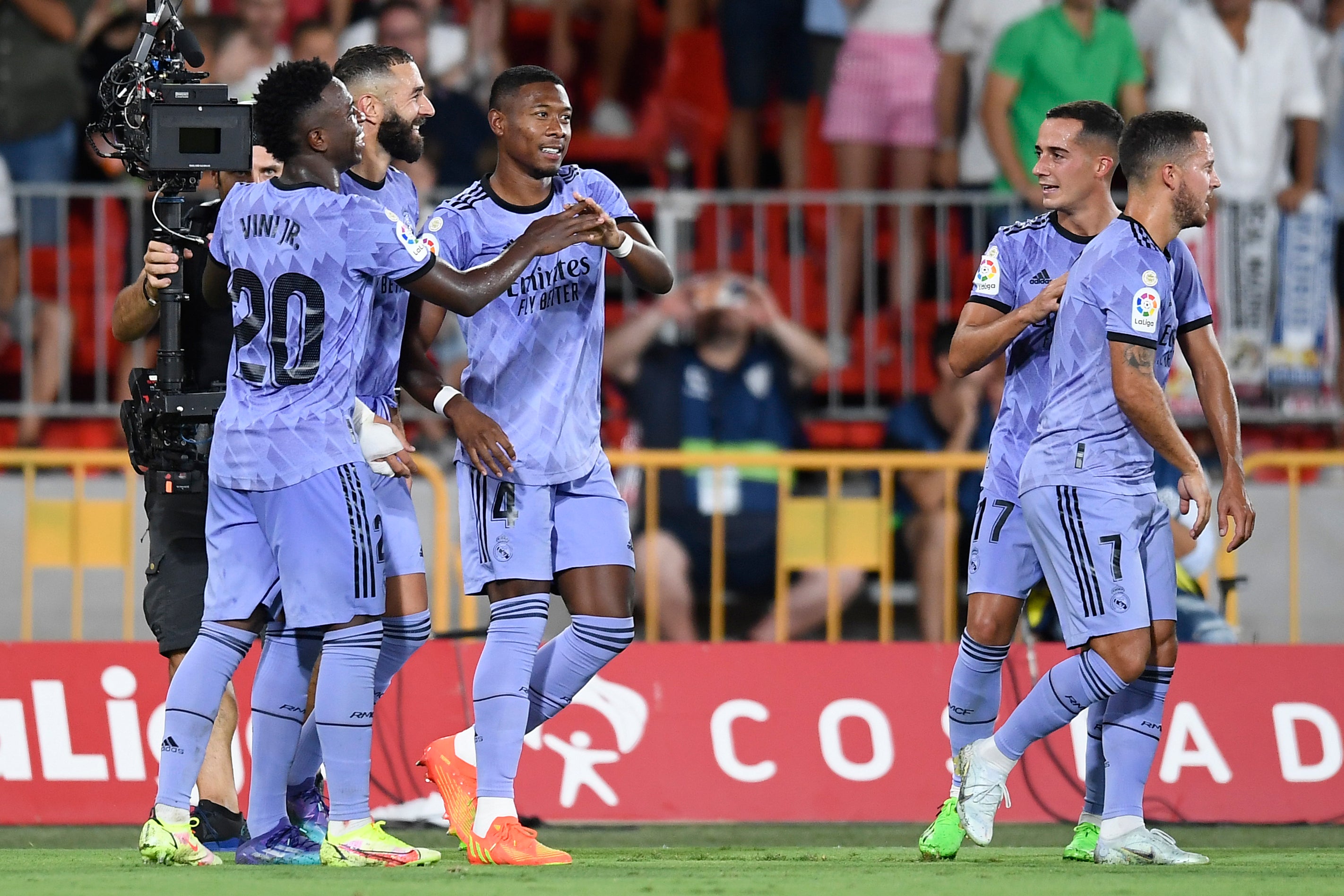 David Alaba scored the winner for Real Madrid with his first touch (AP Photo/Jose Breton)